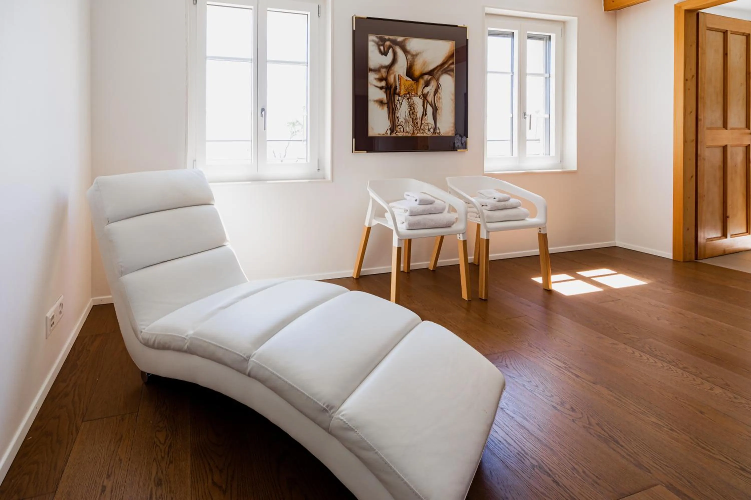 Seating area in La Ferme de la Praz - Rooms with a View