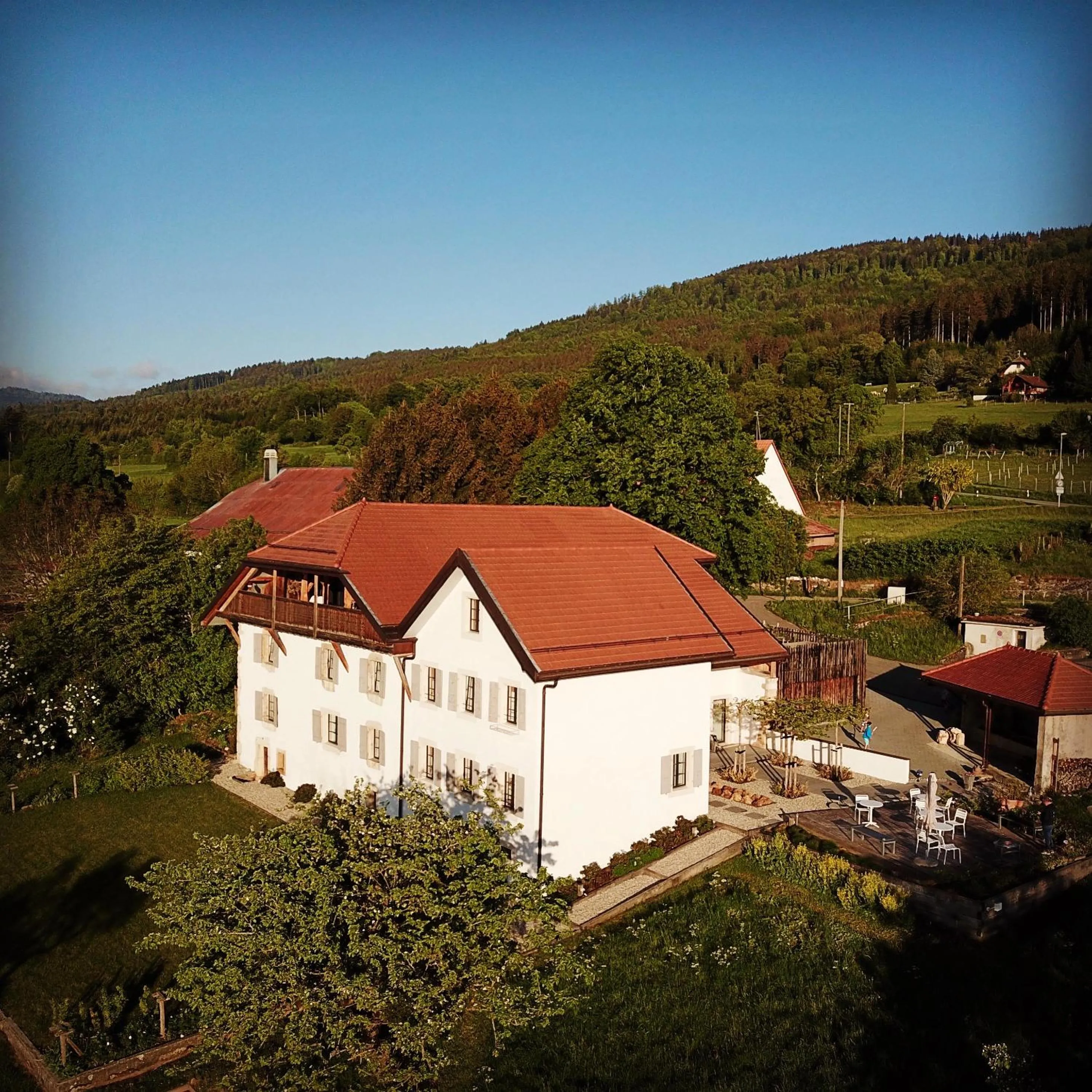Bird's eye view in La Ferme de la Praz - Rooms with a View