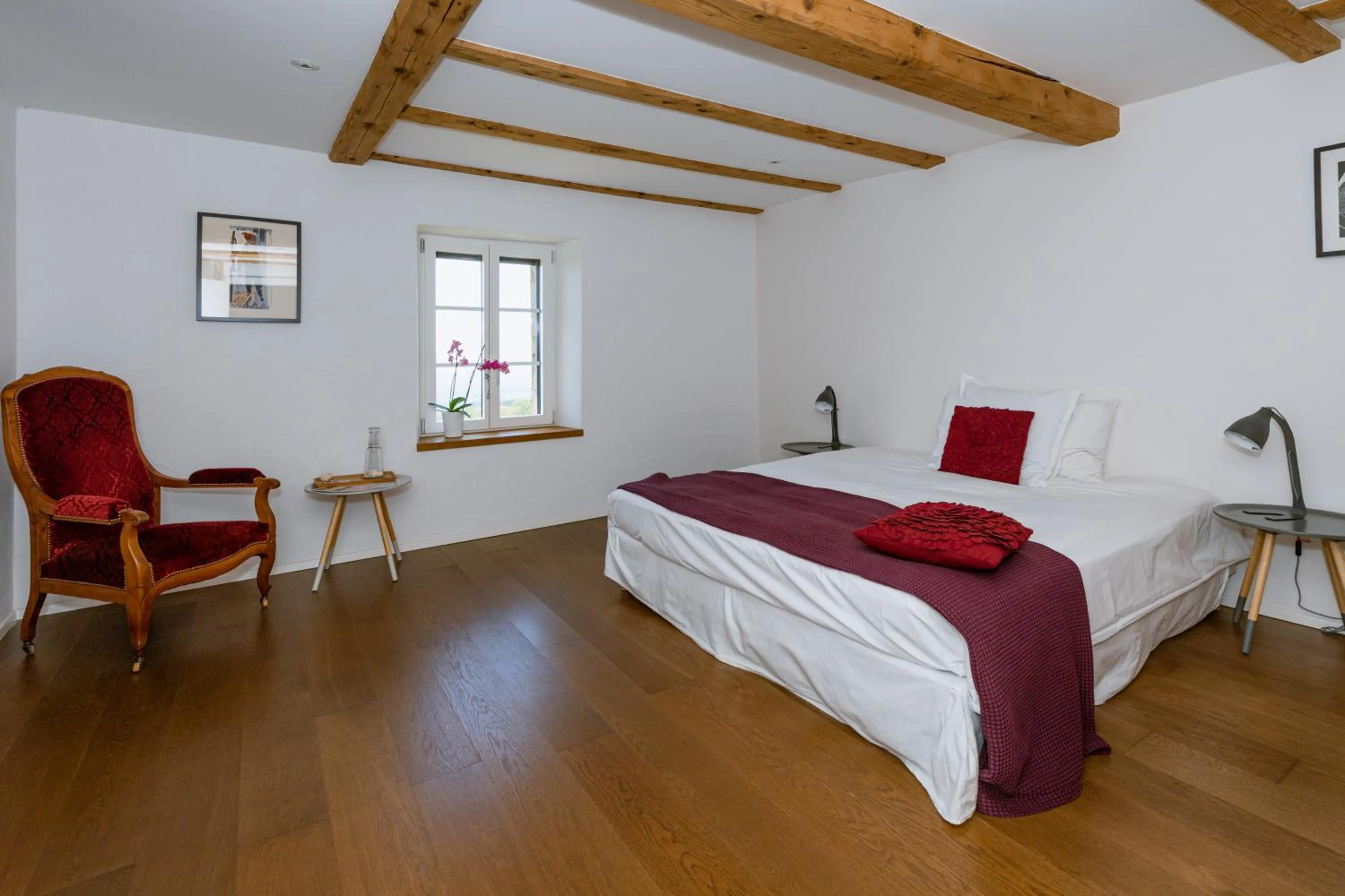 Bed in La Ferme de la Praz - Rooms with a View