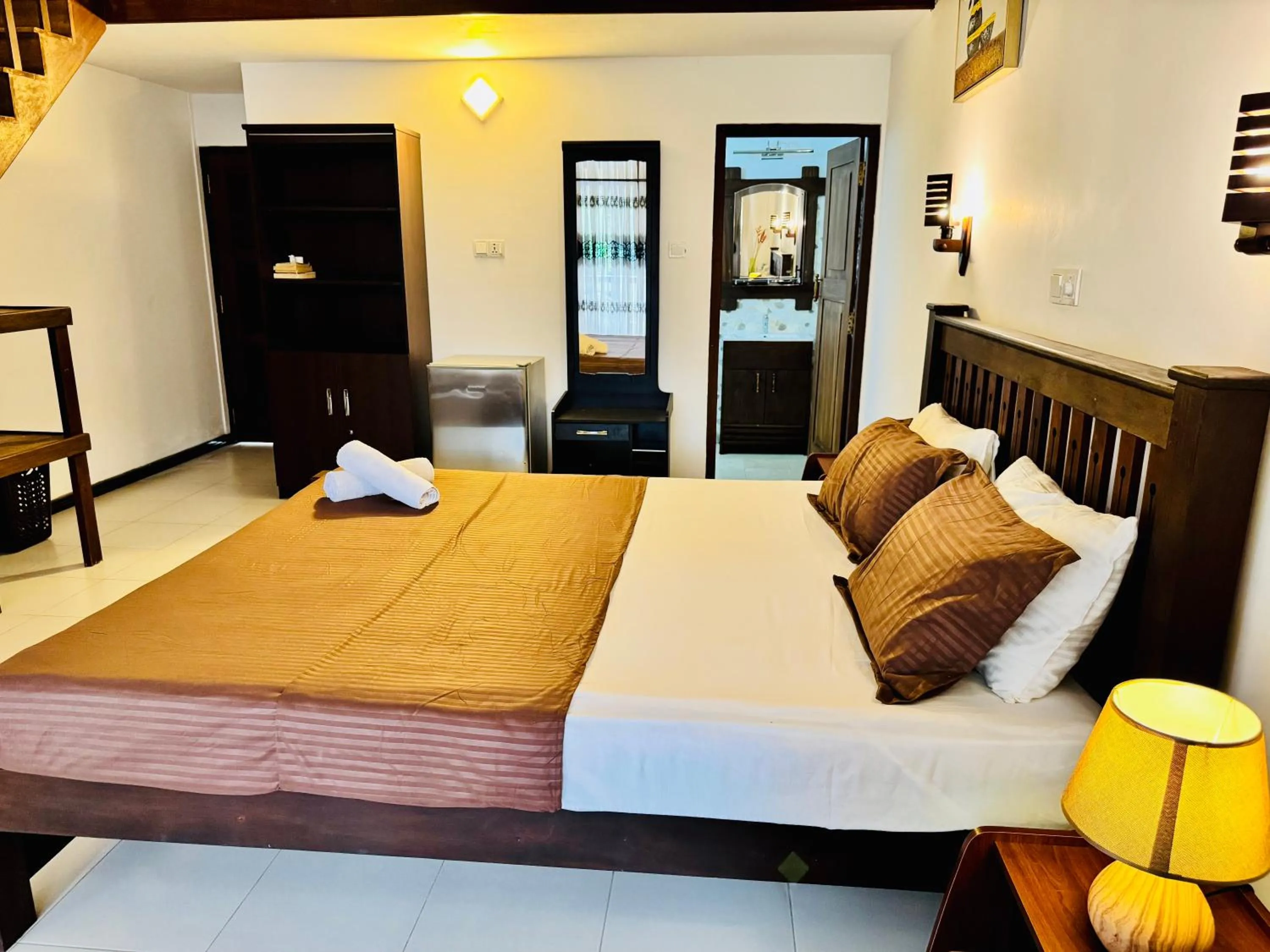 Bed in Araliya Villa