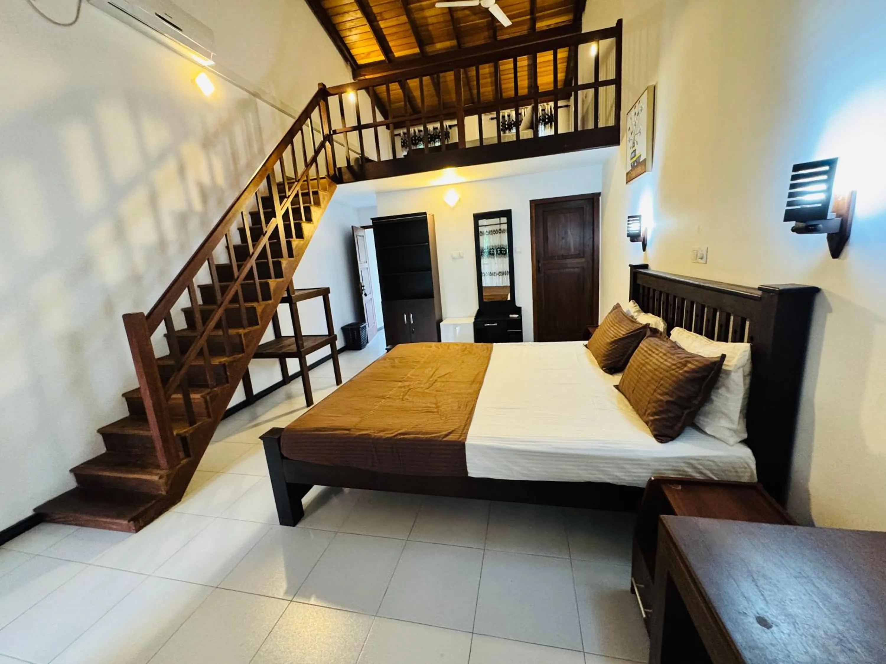 Bed in Araliya Villa