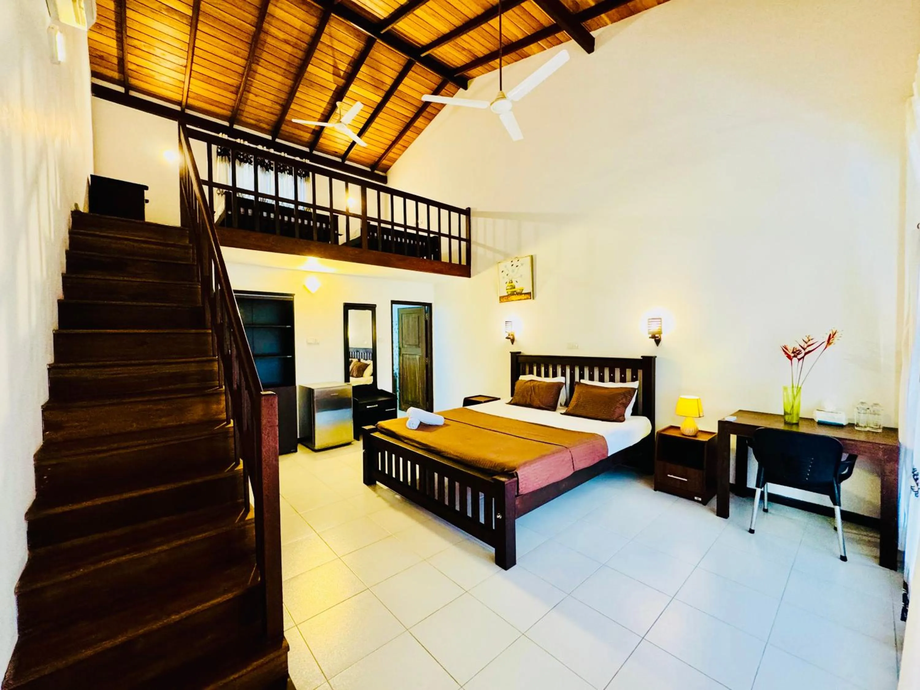 Bed in Araliya Villa