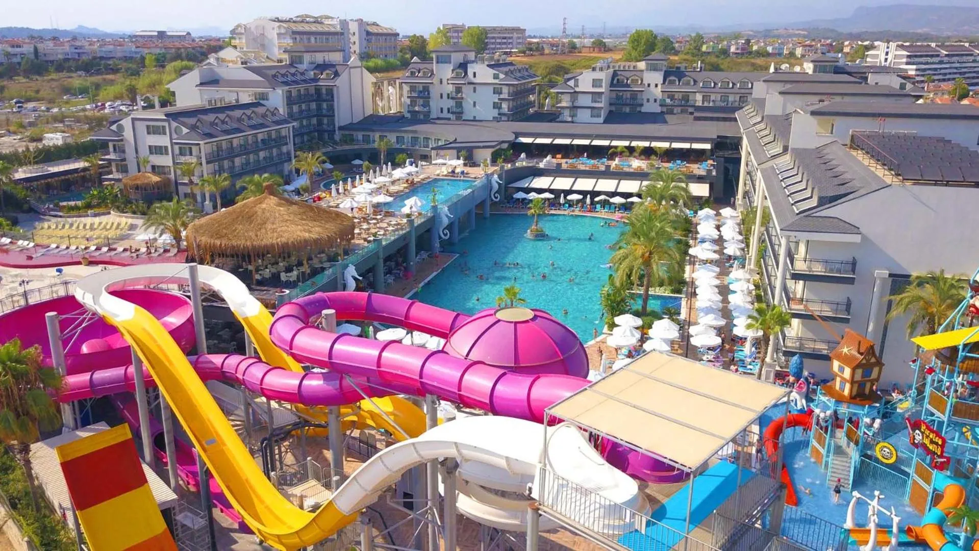 Aqua park in Dream World Palace