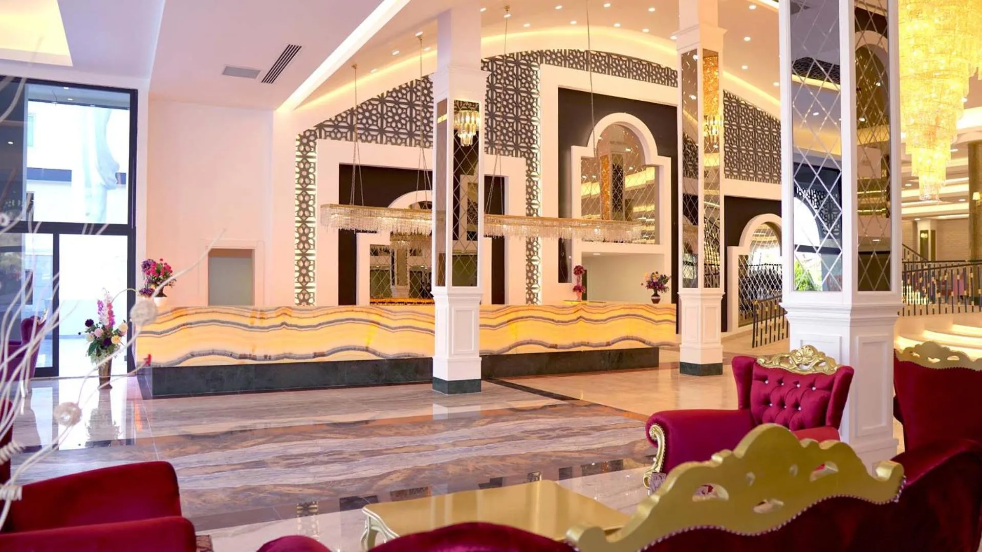 Lobby or reception in Dream World Palace