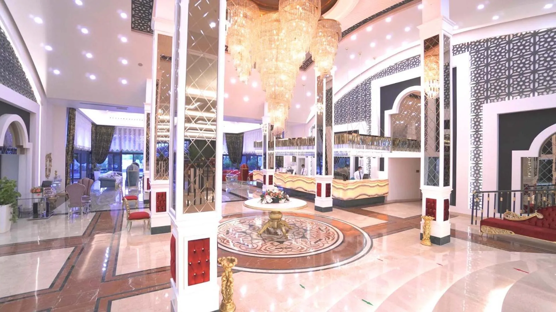 Lobby or reception in Dream World Palace