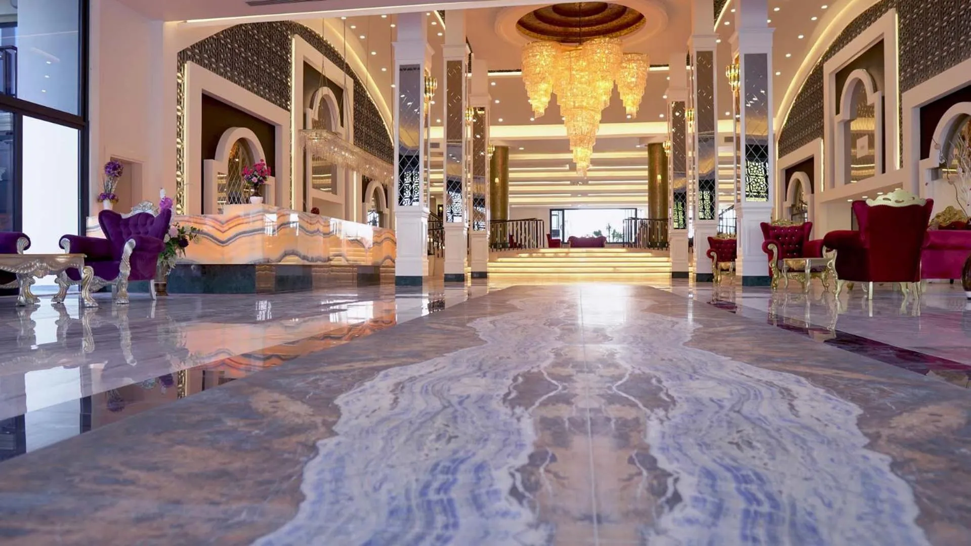 Lobby or reception in Dream World Palace