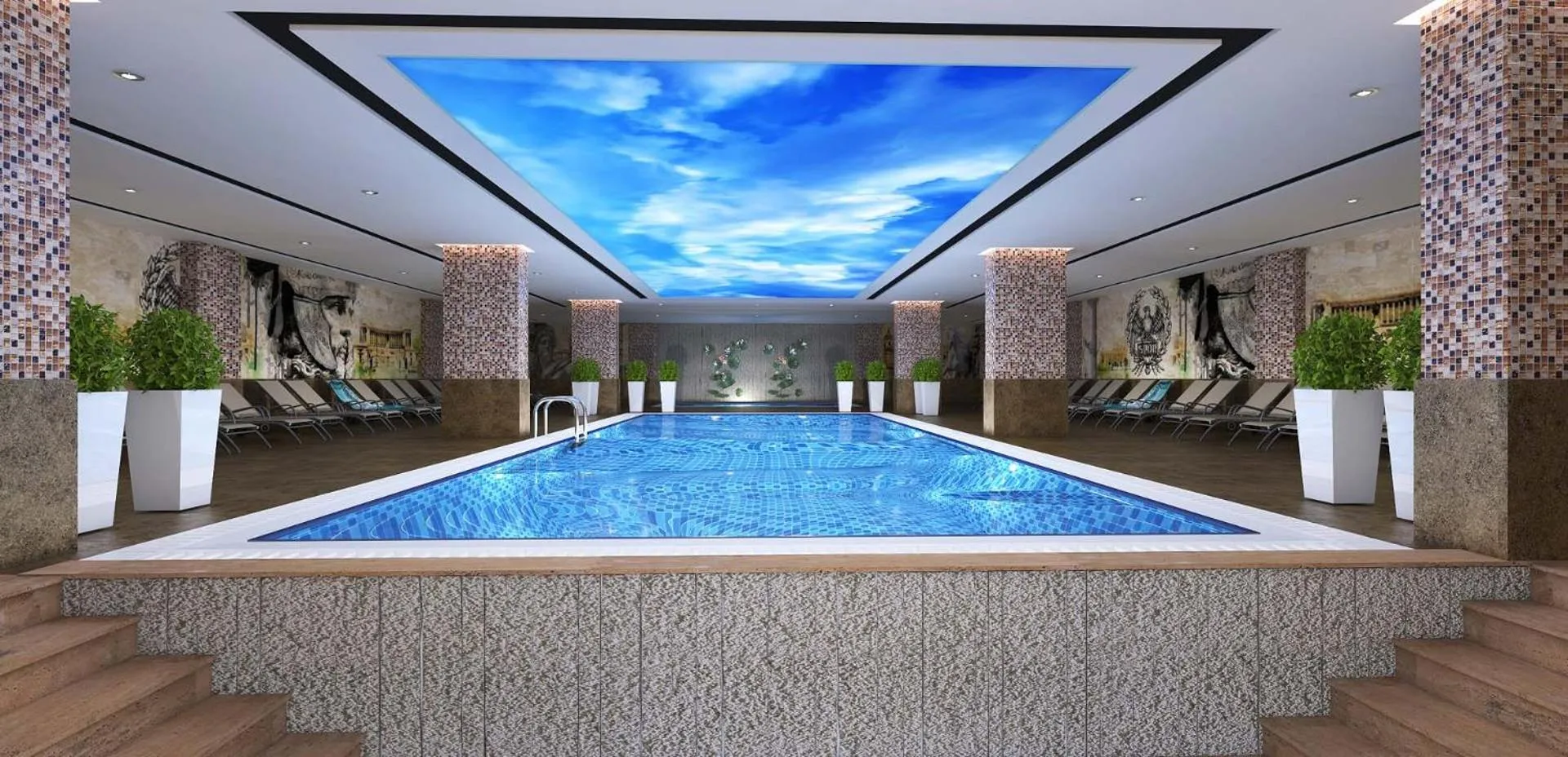 Swimming pool in Dream World Palace