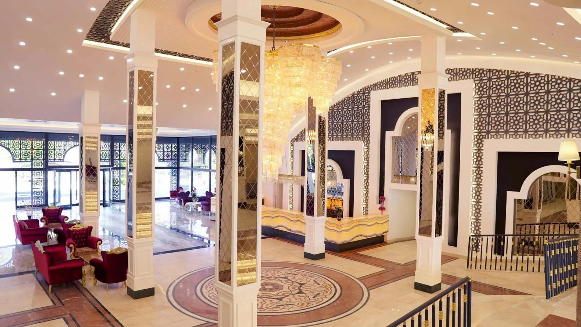 Lobby or reception in Dream World Palace