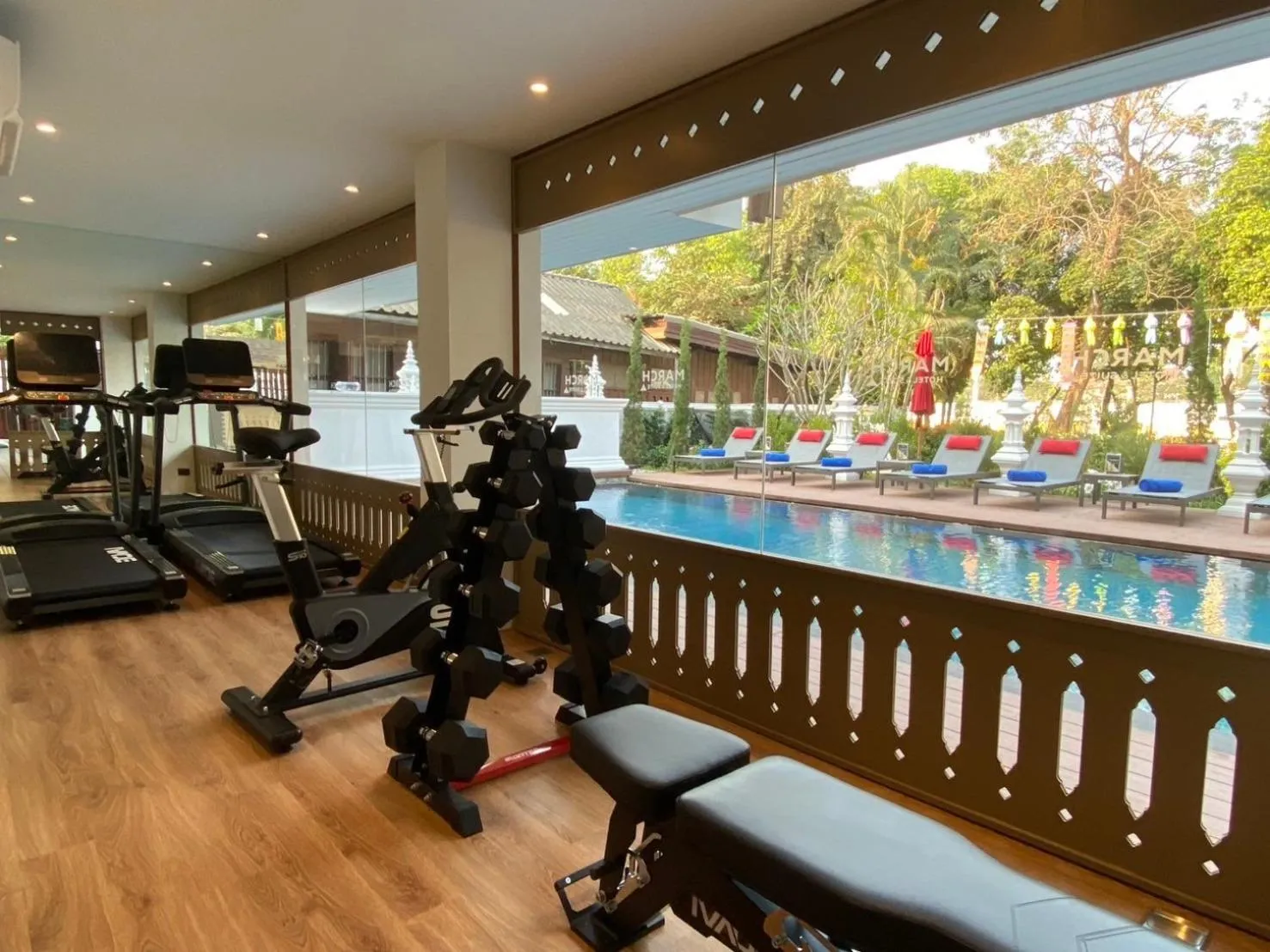Fitness centre/facilities in March Hotel & Suite Riverside