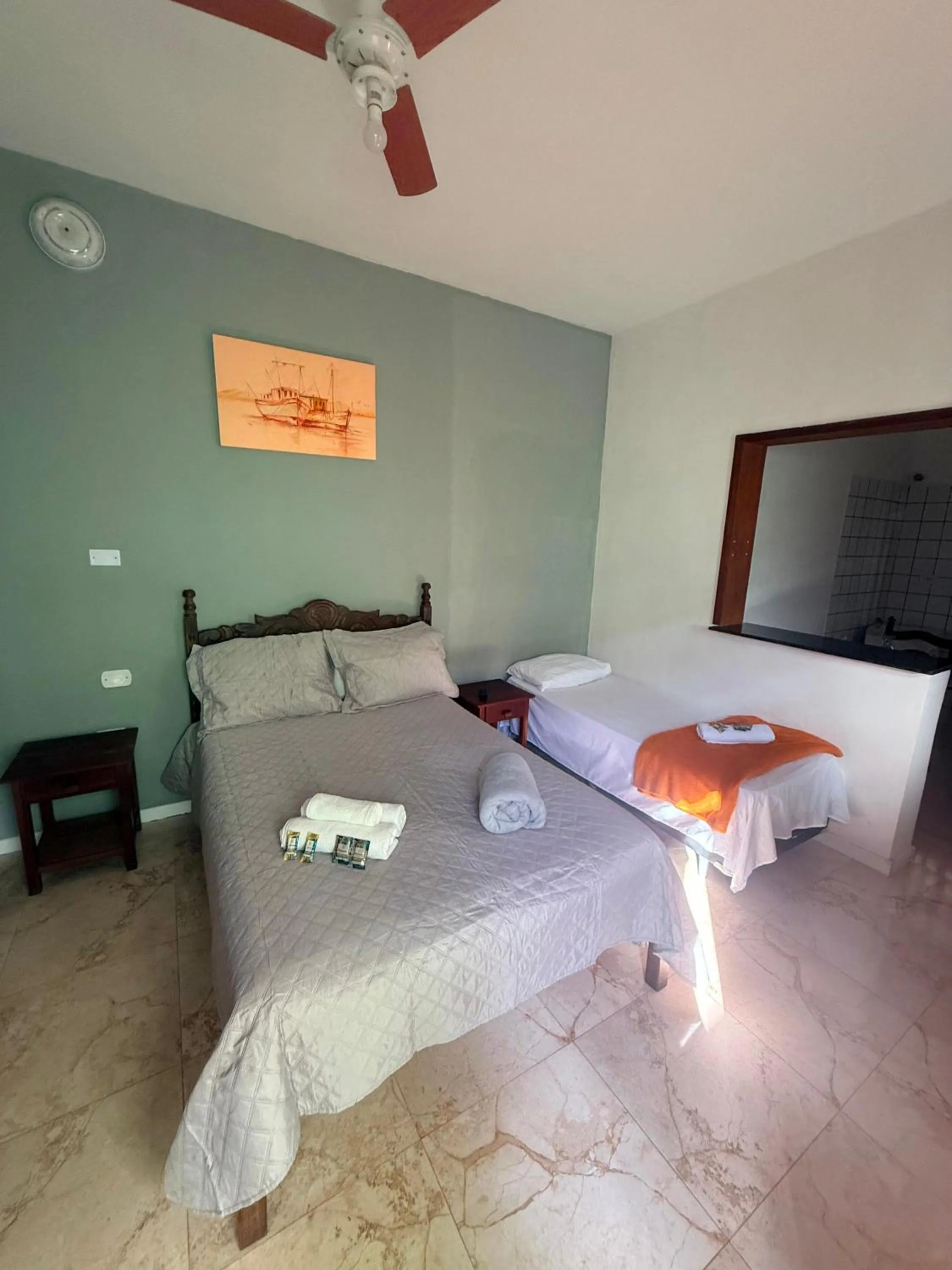 Bed in POUSO DE ICARO - POUSADA NO CENTRO de PARATY