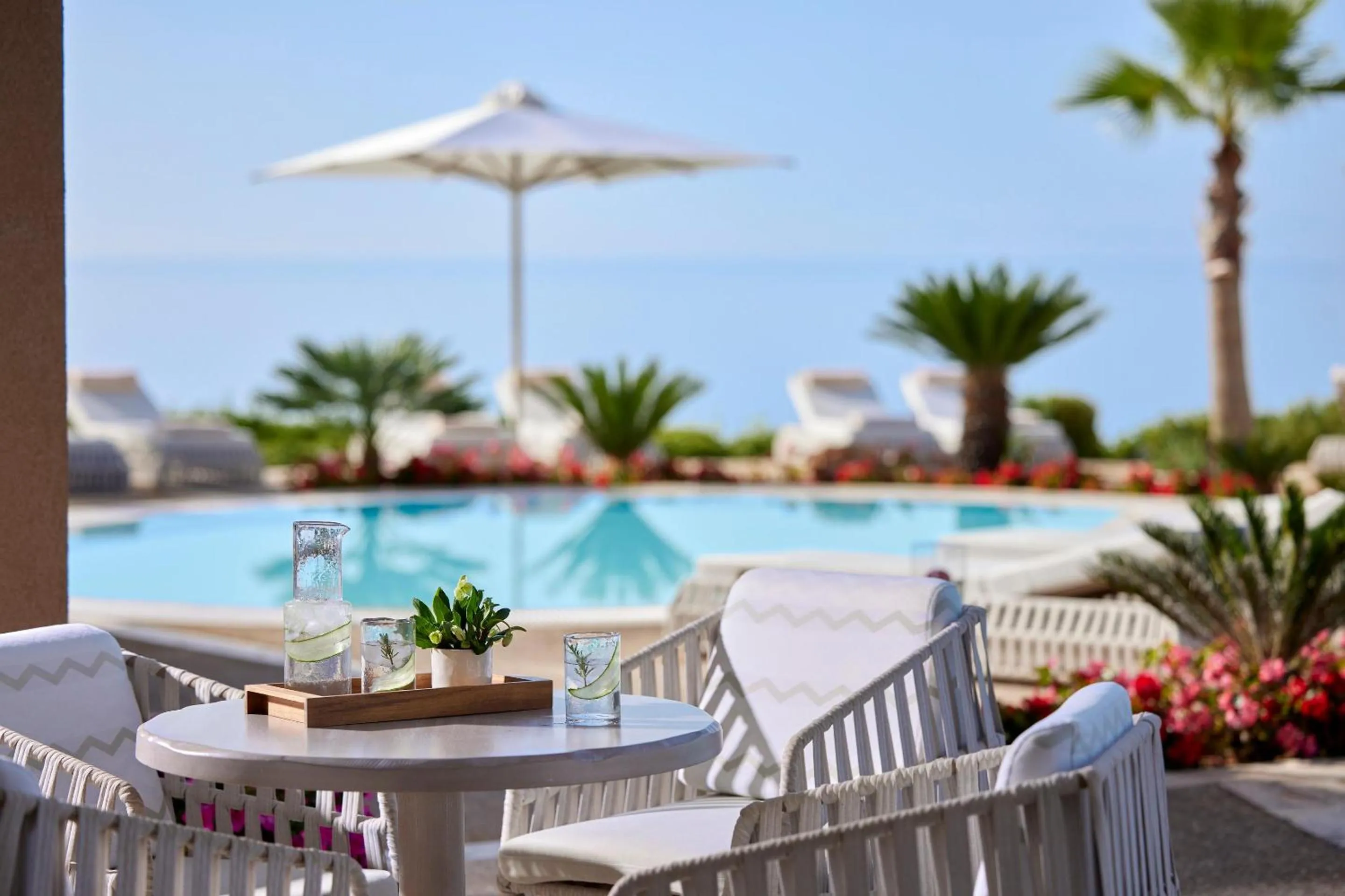 Swimming pool in Ikos Oceania