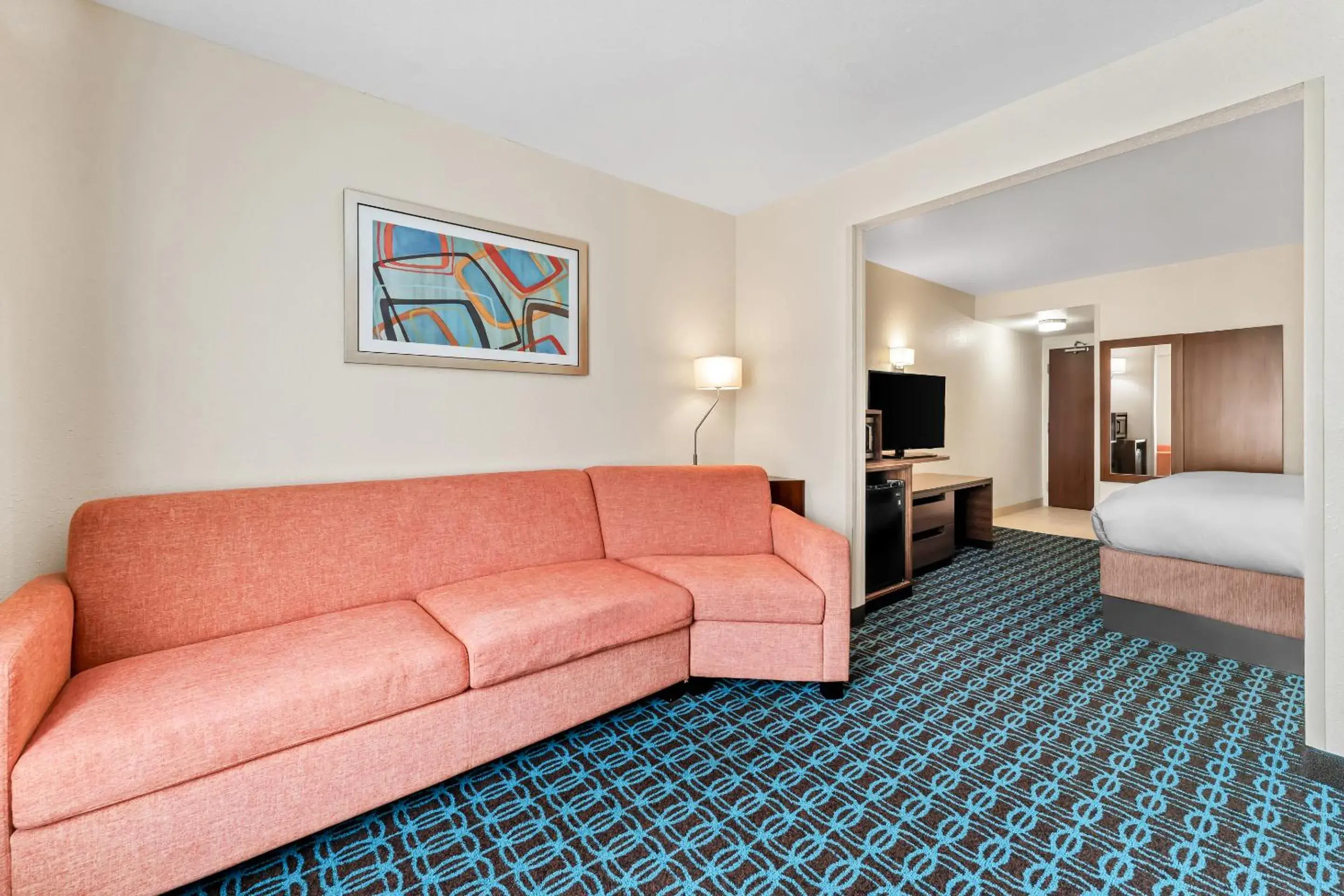 Bedroom in Rodeway Inn Bedroom in Rodeway Inn