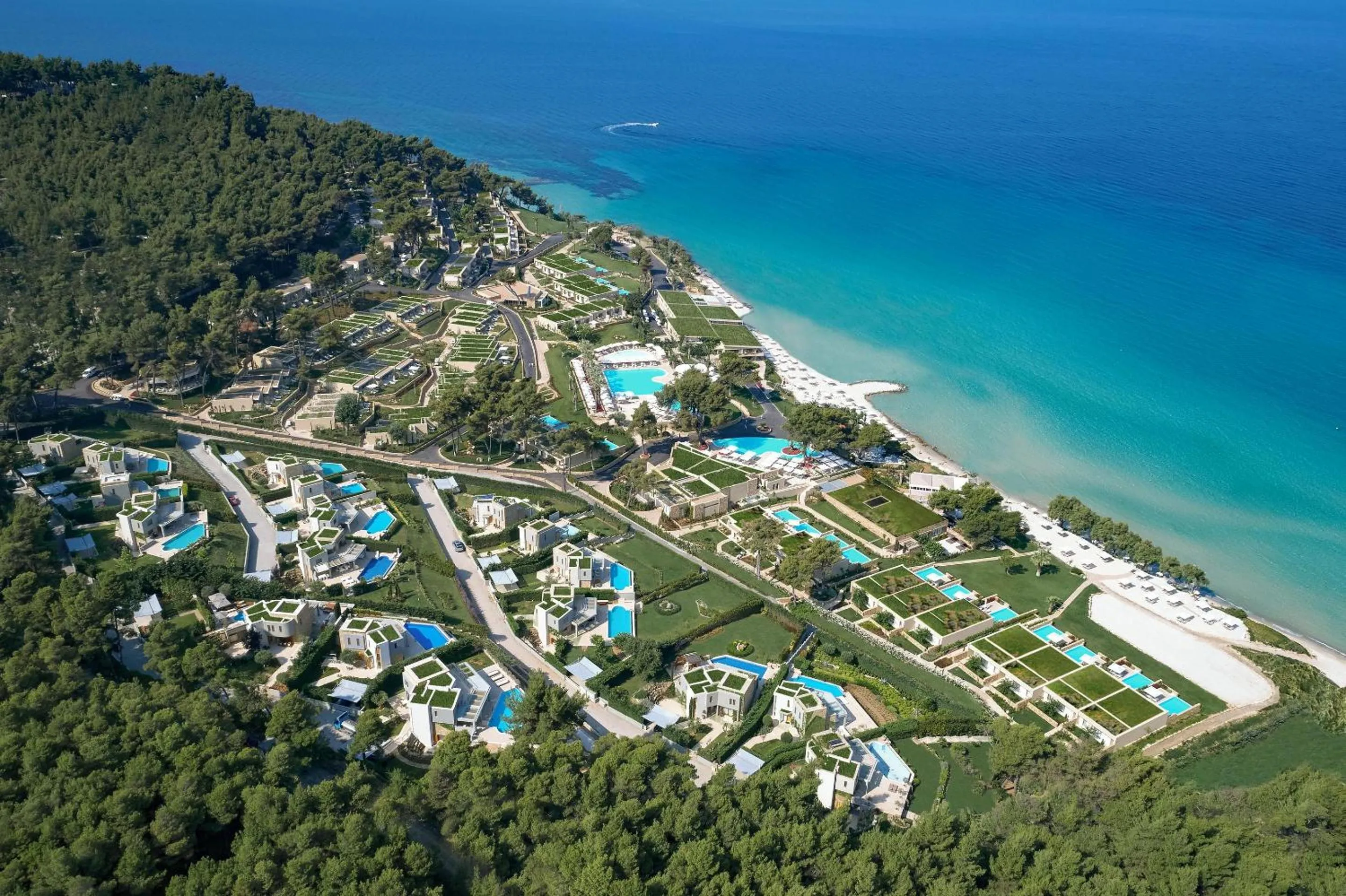 Bird's eye view in Sani Club