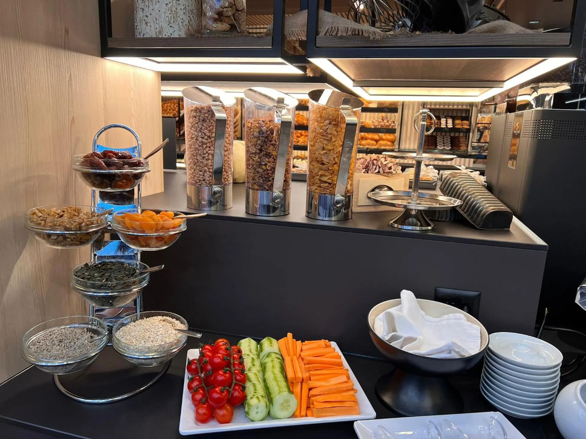 Buffet breakfast in Hotel Thurgauerhof Self-Check-in