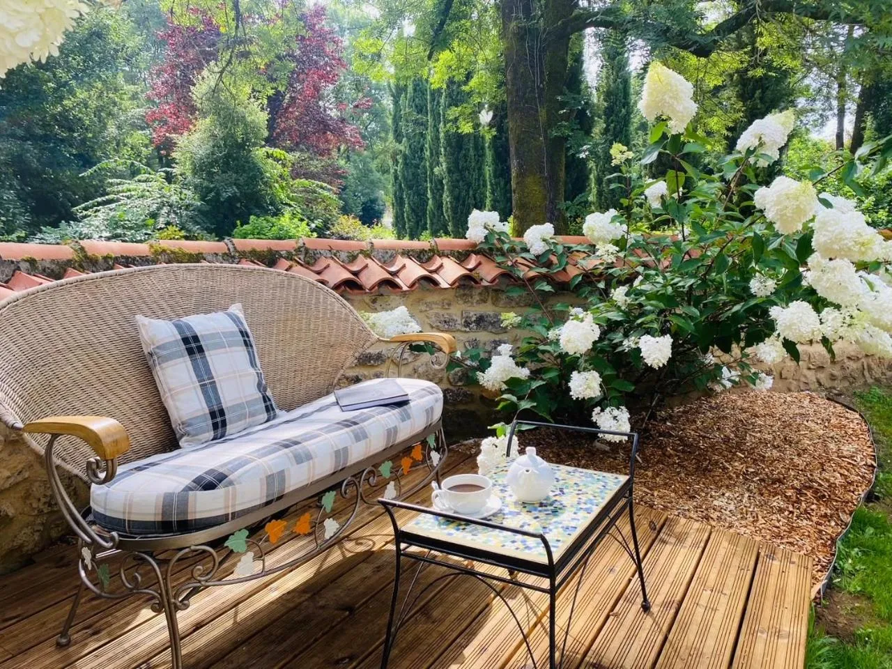 Garden in Moulin du Fontcourt