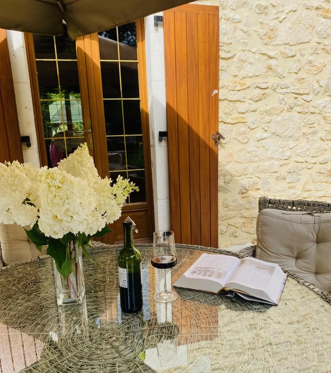 Patio in Moulin du Fontcourt