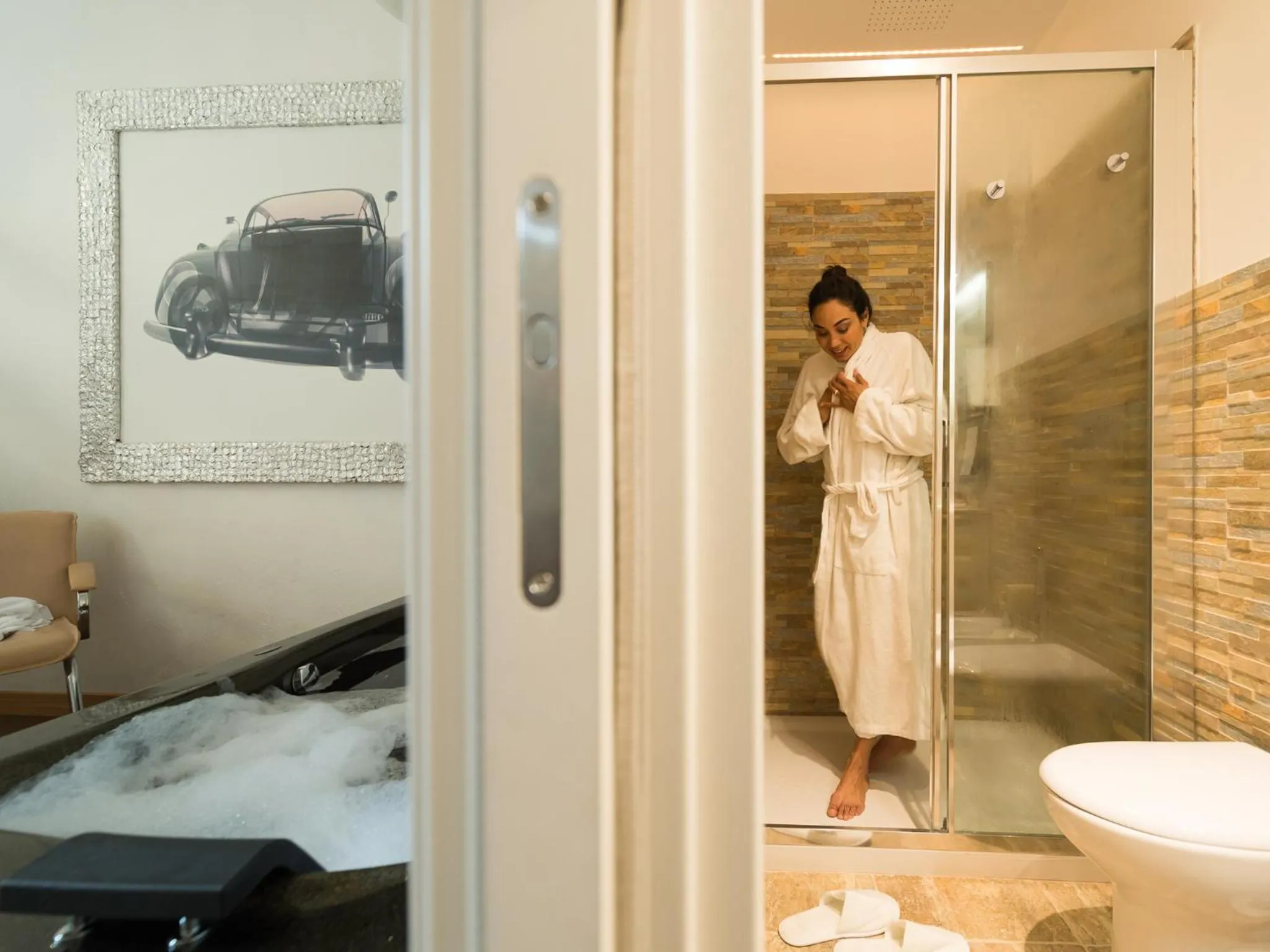 Hot Tub in iRooms Campo dei Fiori