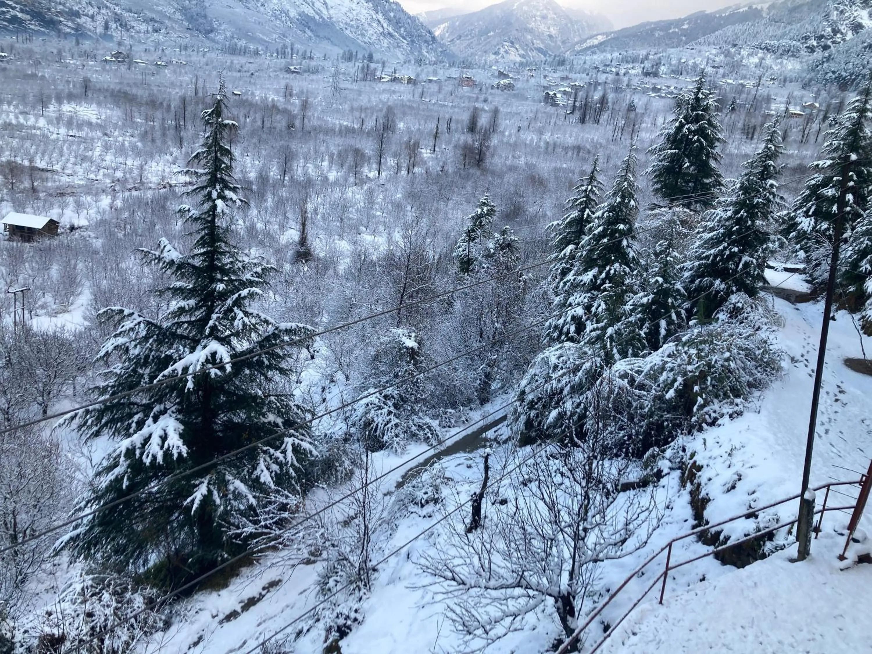 Winter in Snow Crest Residency - A Pure Veg Hotel