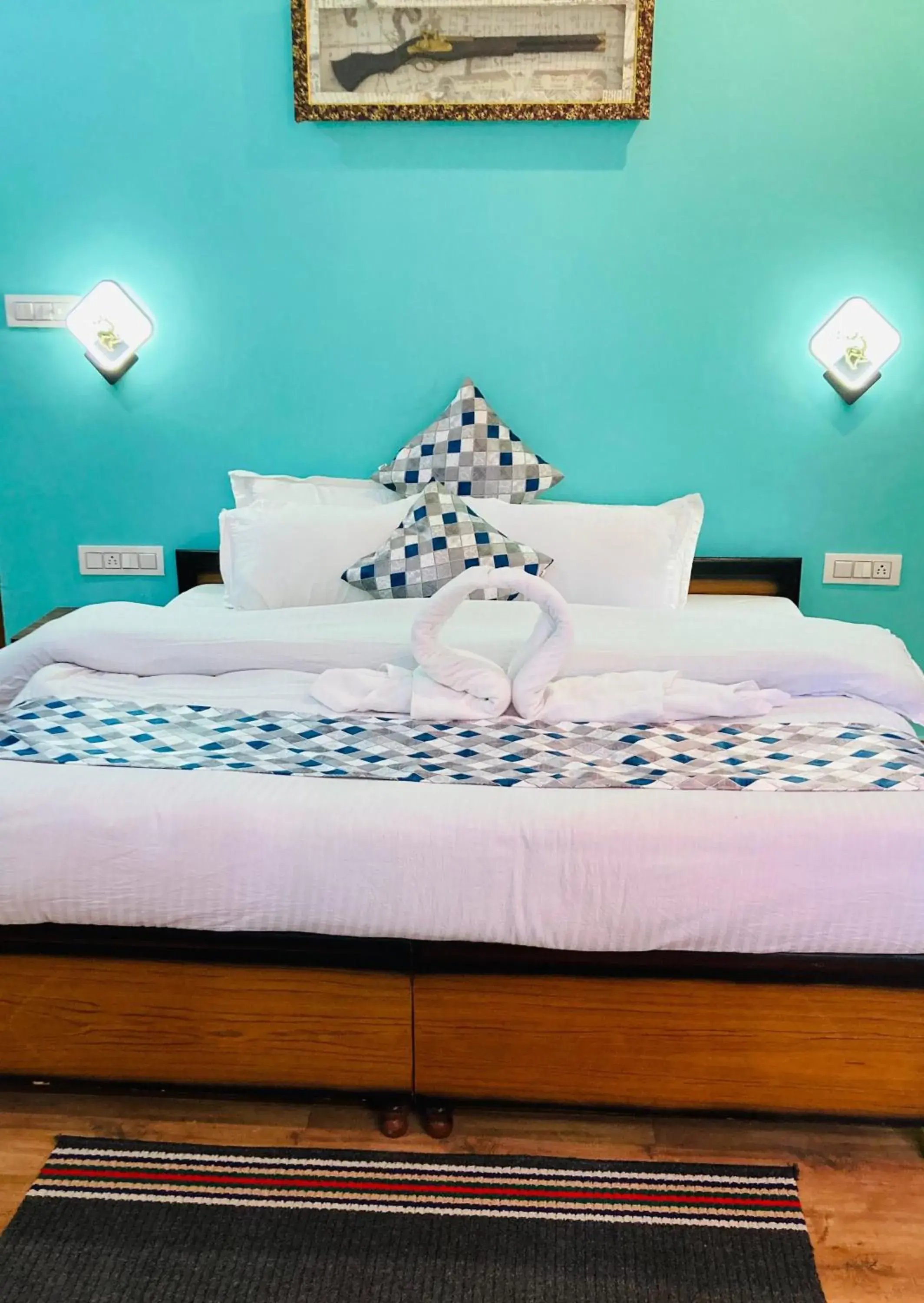 Bed in Snow Crest Residency - A Pure Veg Hotel Bed in Snow Crest Residency - A Pure Veg Hotel