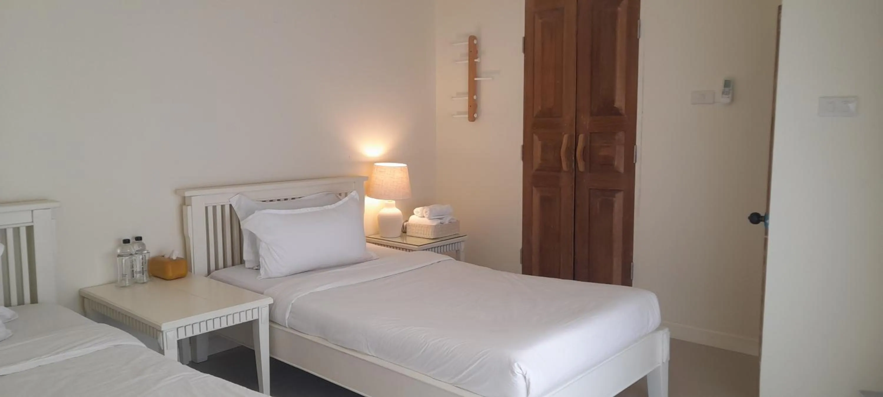 Bed in To The Moon Guesthouse