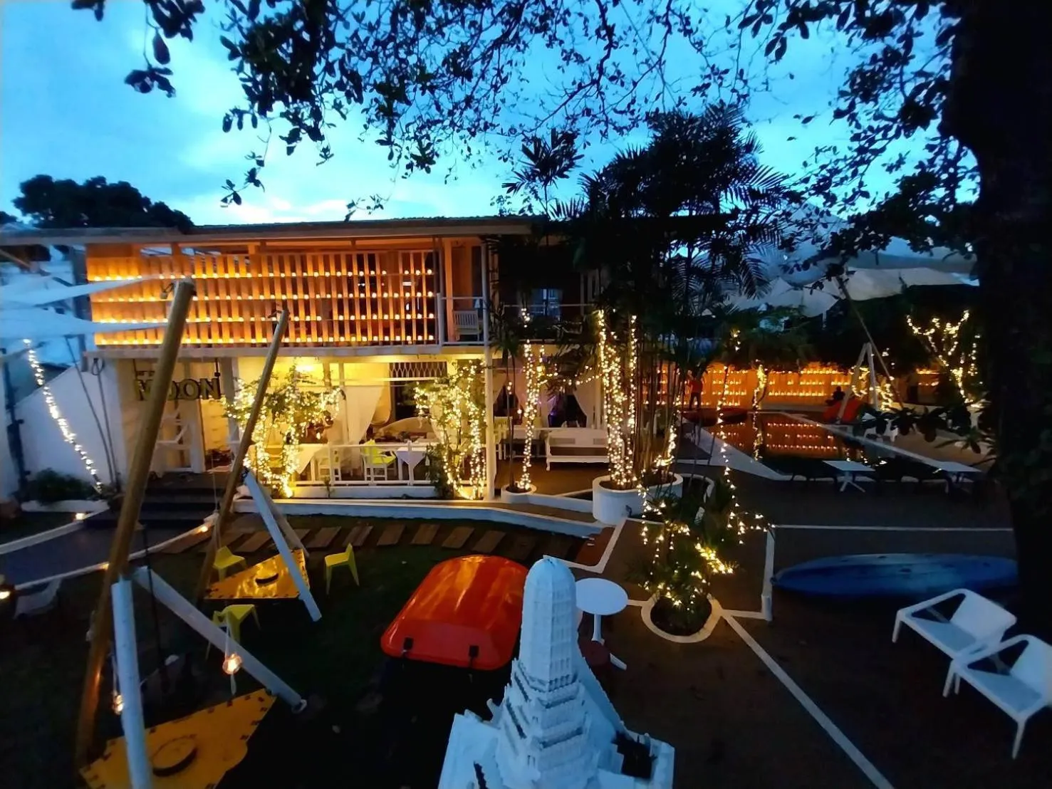 Property building in To The Moon Guesthouse