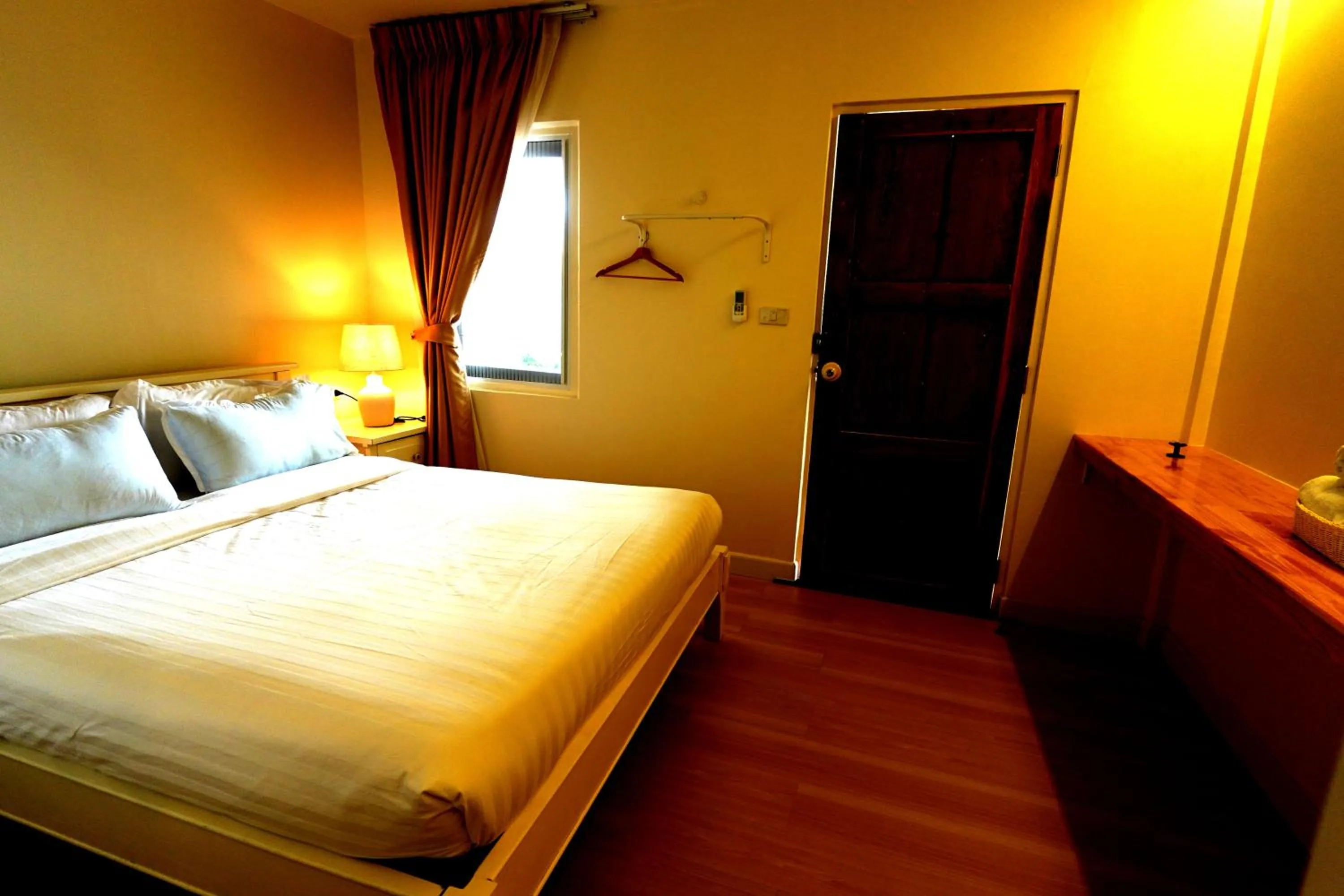 Bed in To The Moon Guesthouse