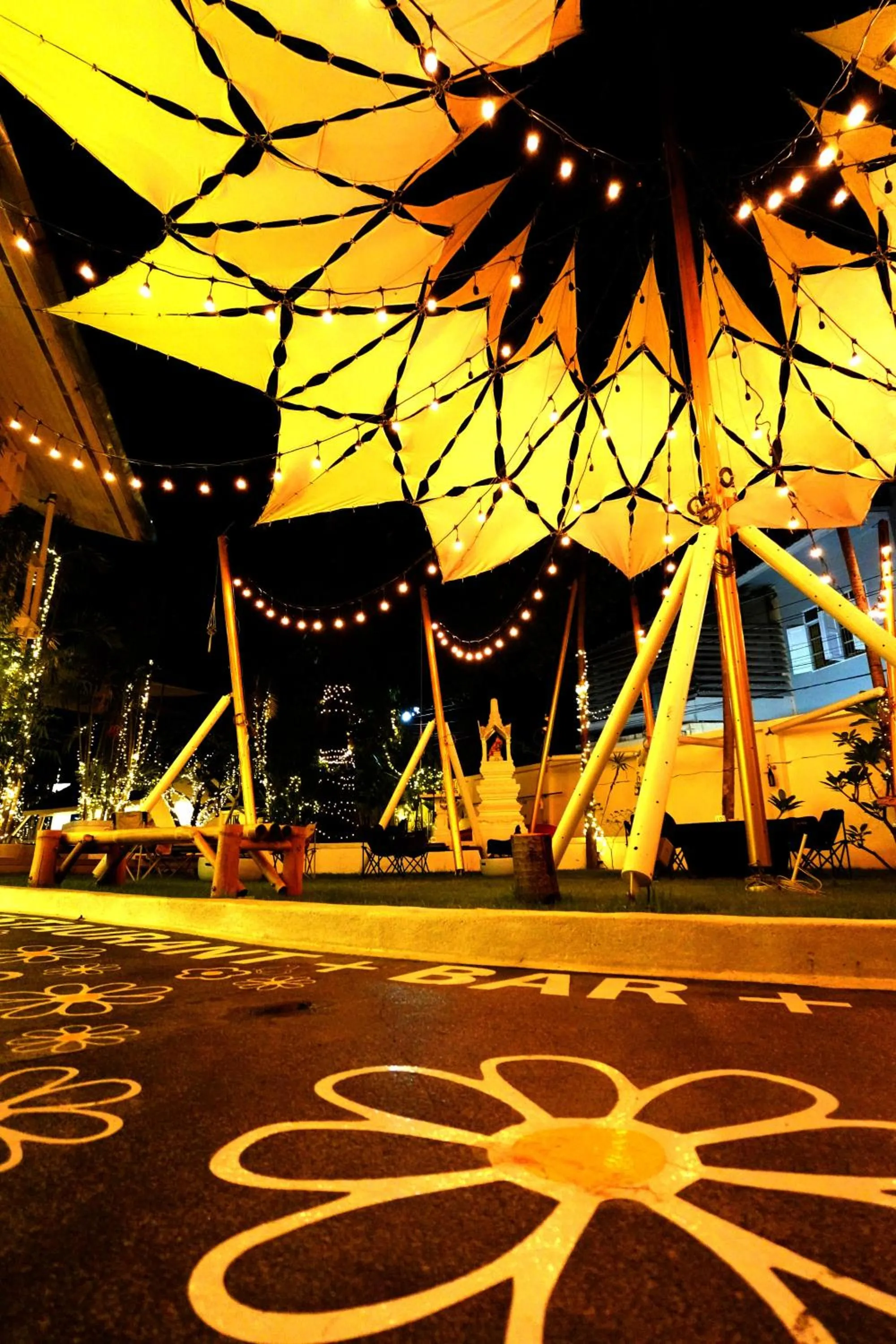 Night in To The Moon Guesthouse