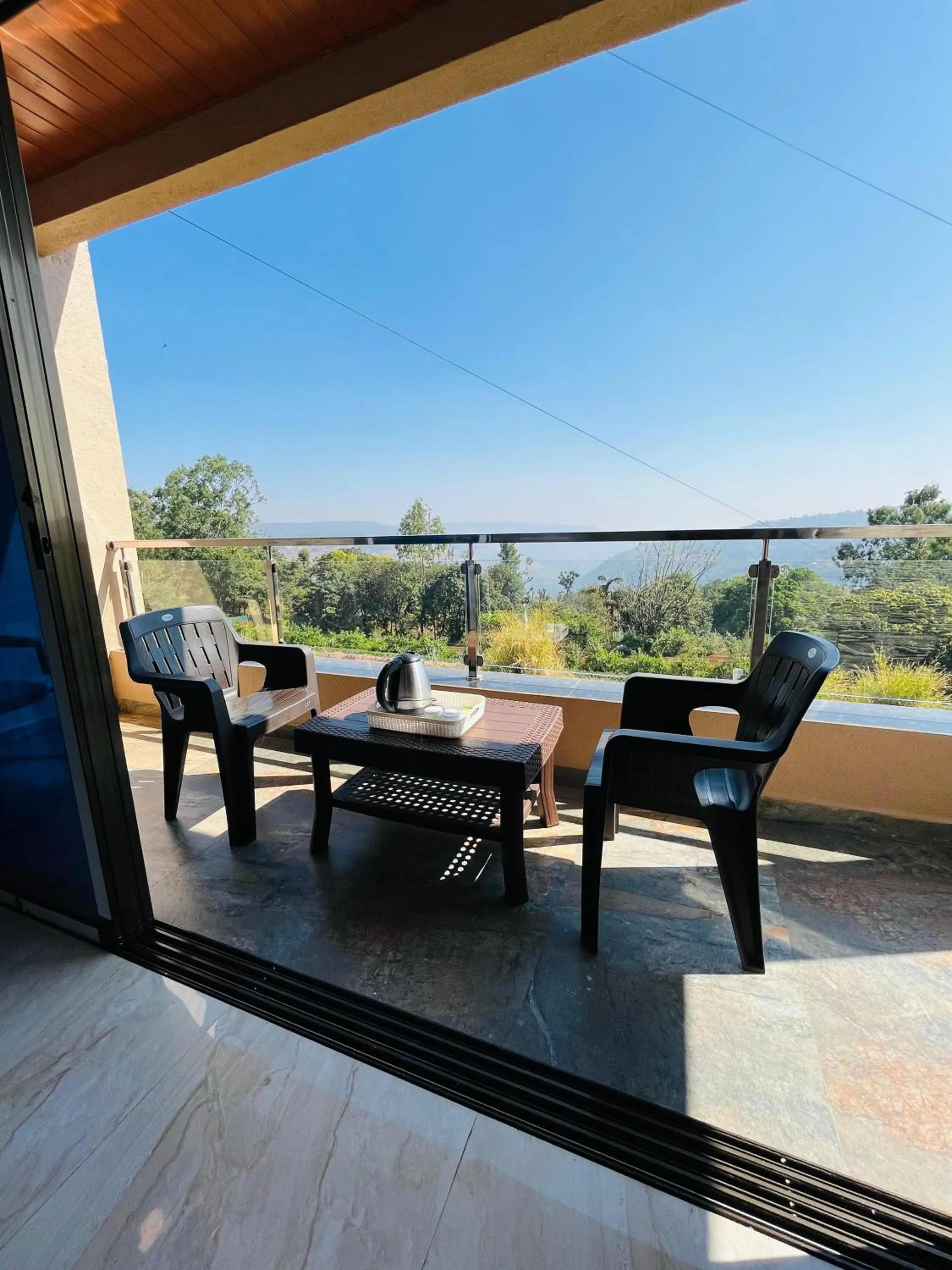 View (from property/room) in Divine Resort- Bhilar