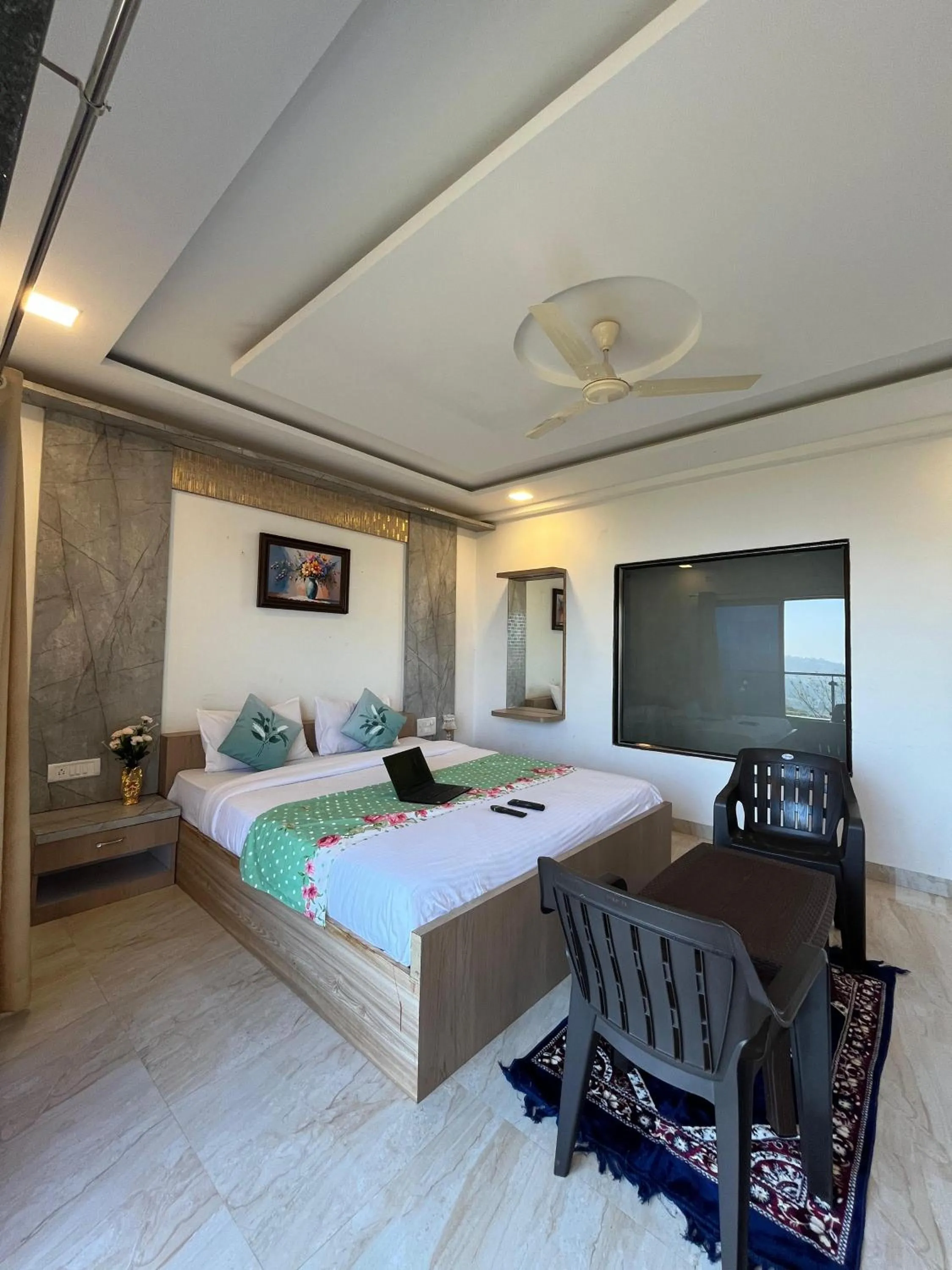 Photo of the whole room, Bed in Divine Resort- Bhilar
