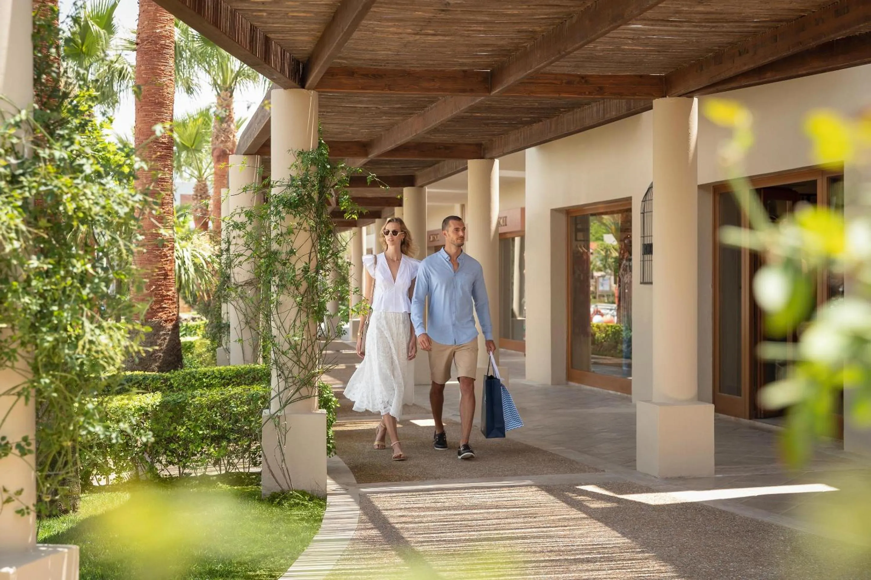 Shopping Area in Sani Beach