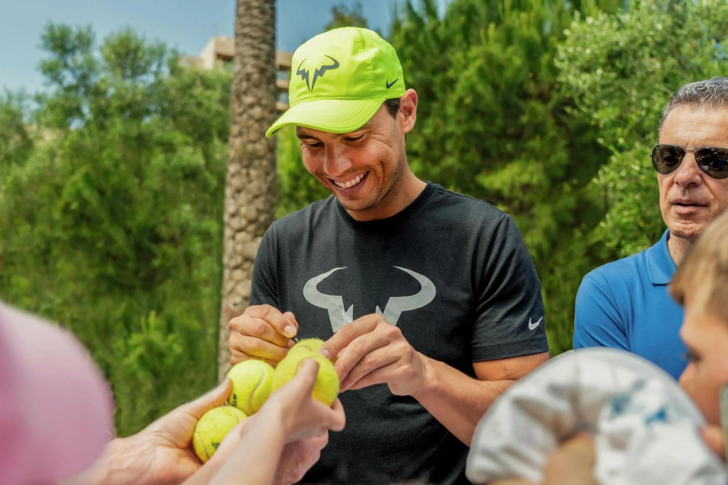 People in Sani Beach