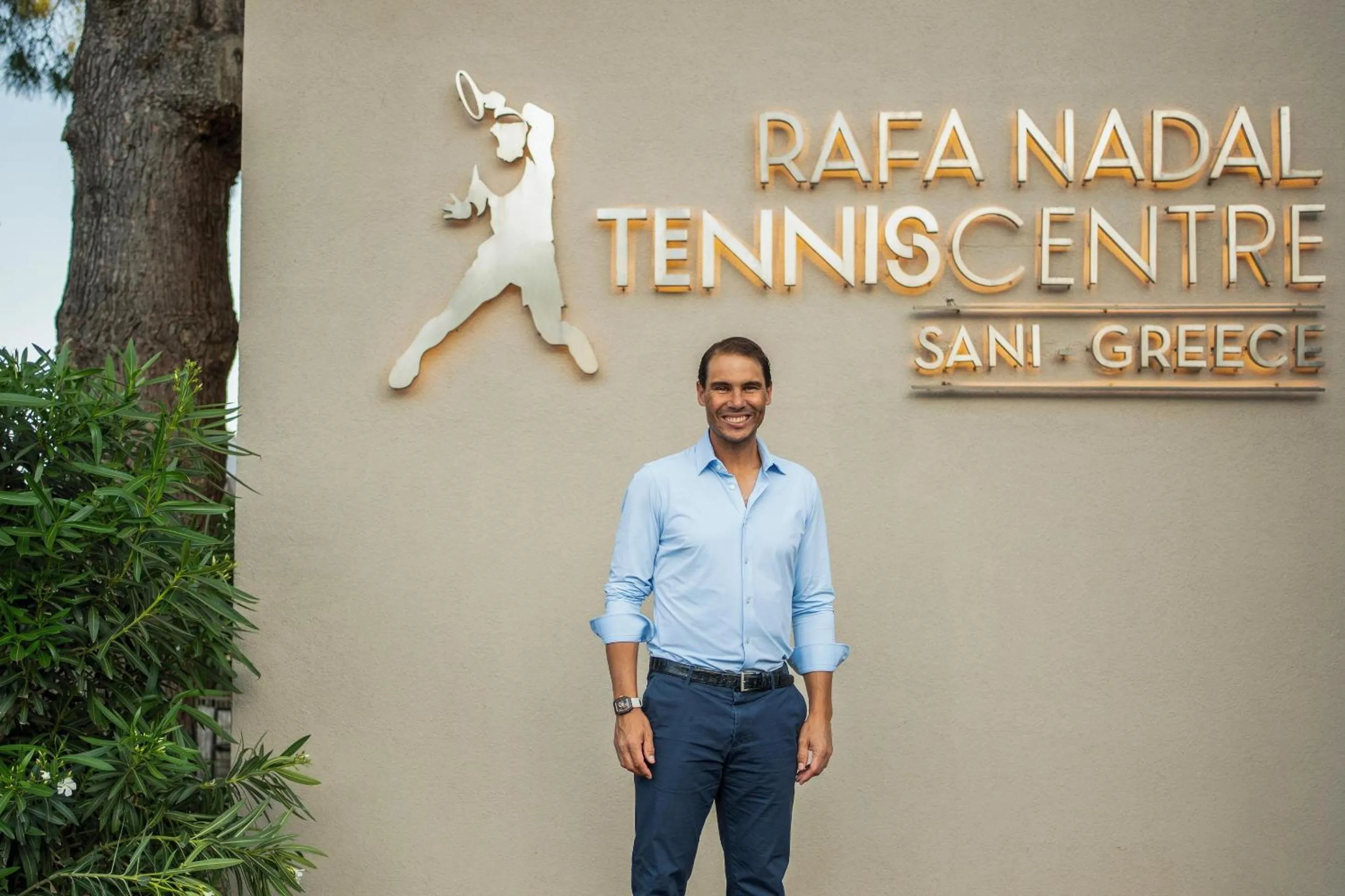 People in Sani Beach