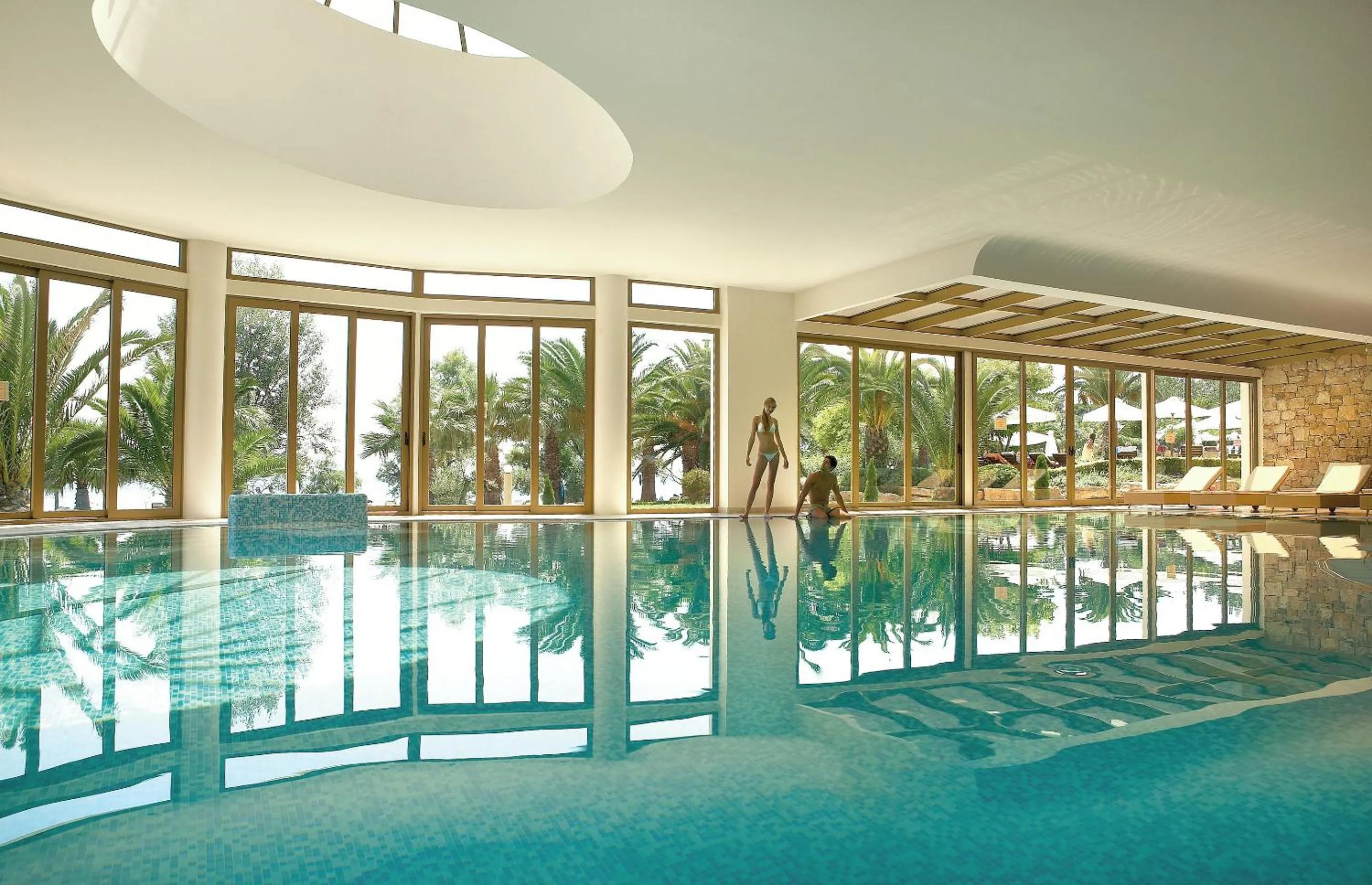 Swimming pool in Sani Beach