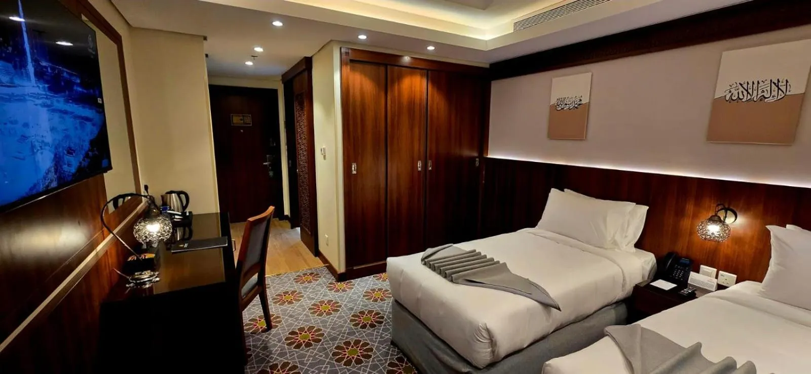 Bed in Maysan Rehab Al Mysk Hotel