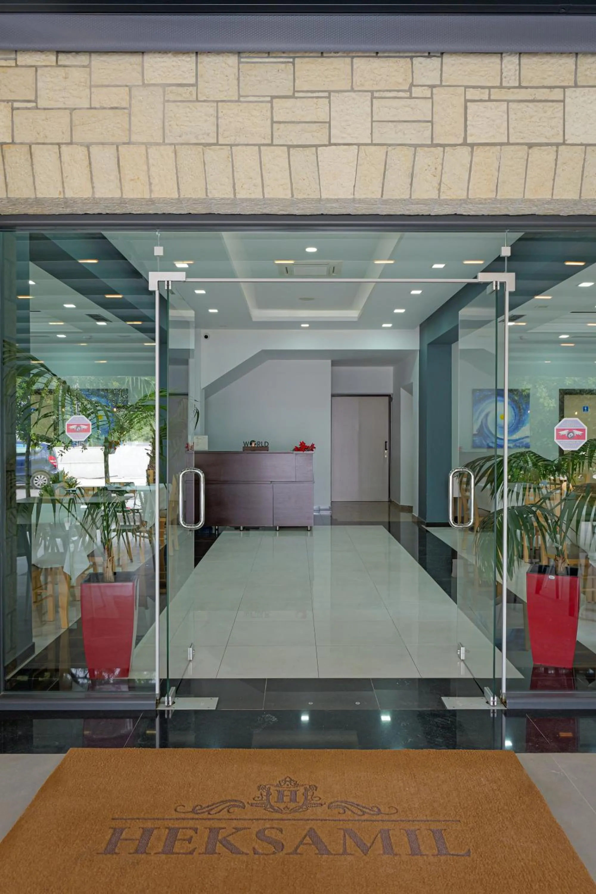 Lobby or reception in Heksamil Hotel