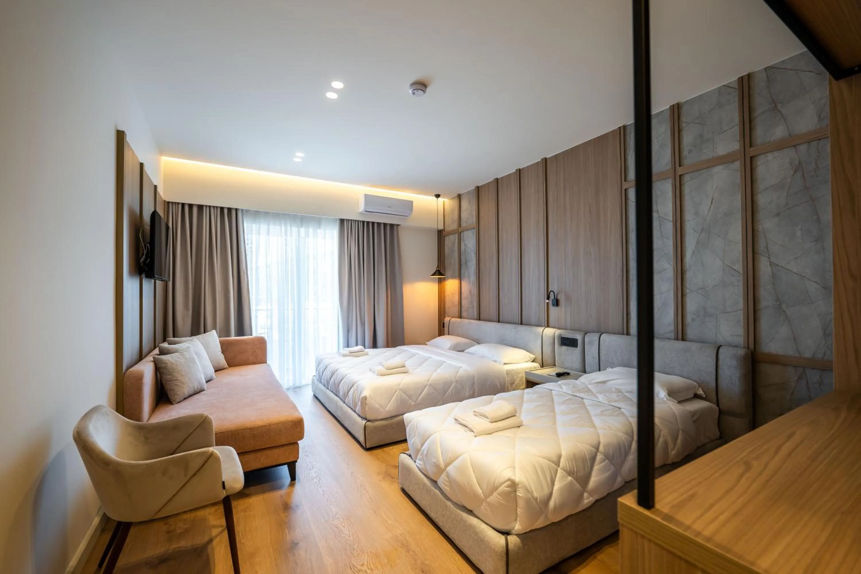 Bed in Heksamil Hotel