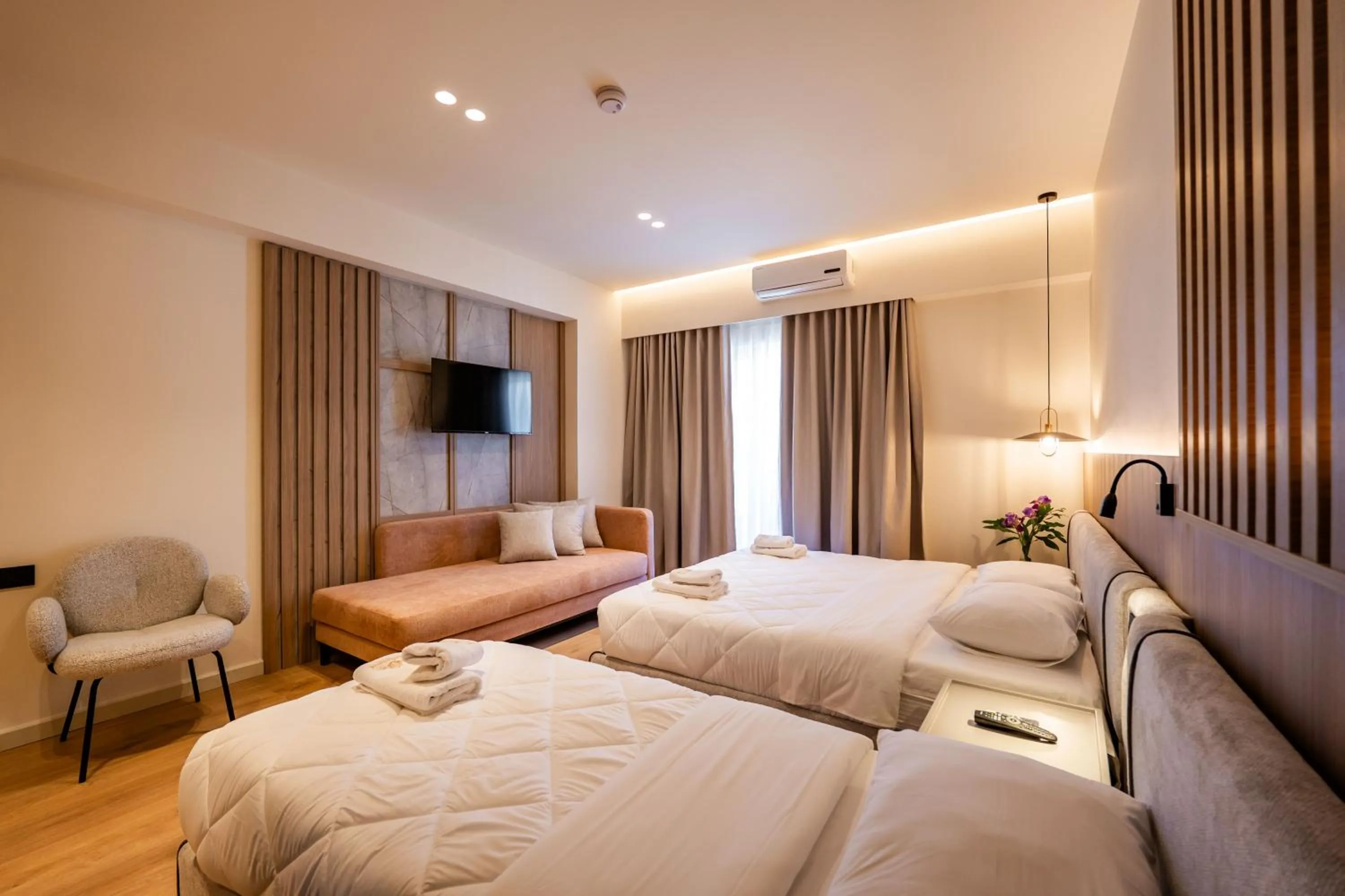 Bed in Heksamil Hotel