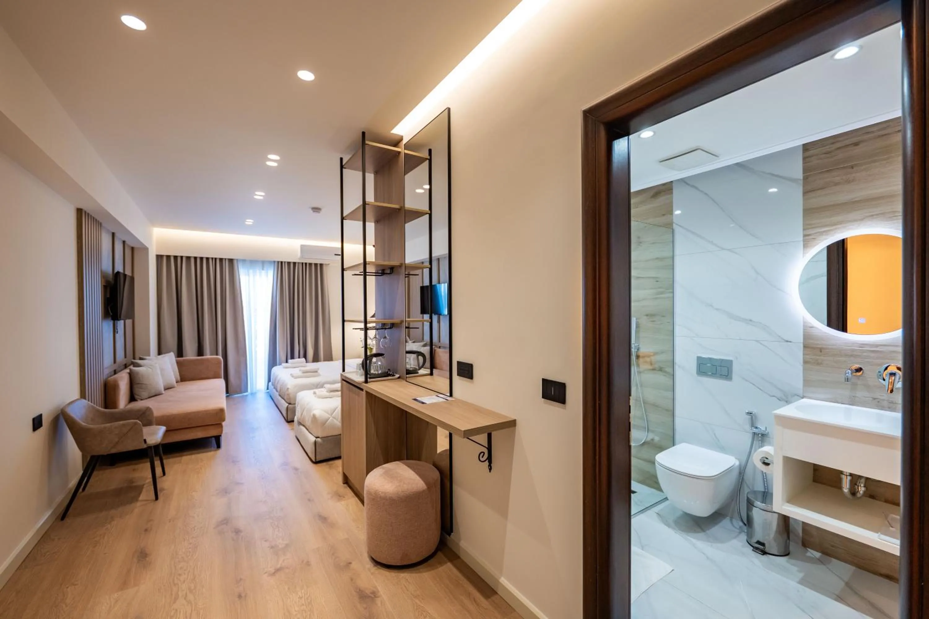 Bed in Heksamil Hotel