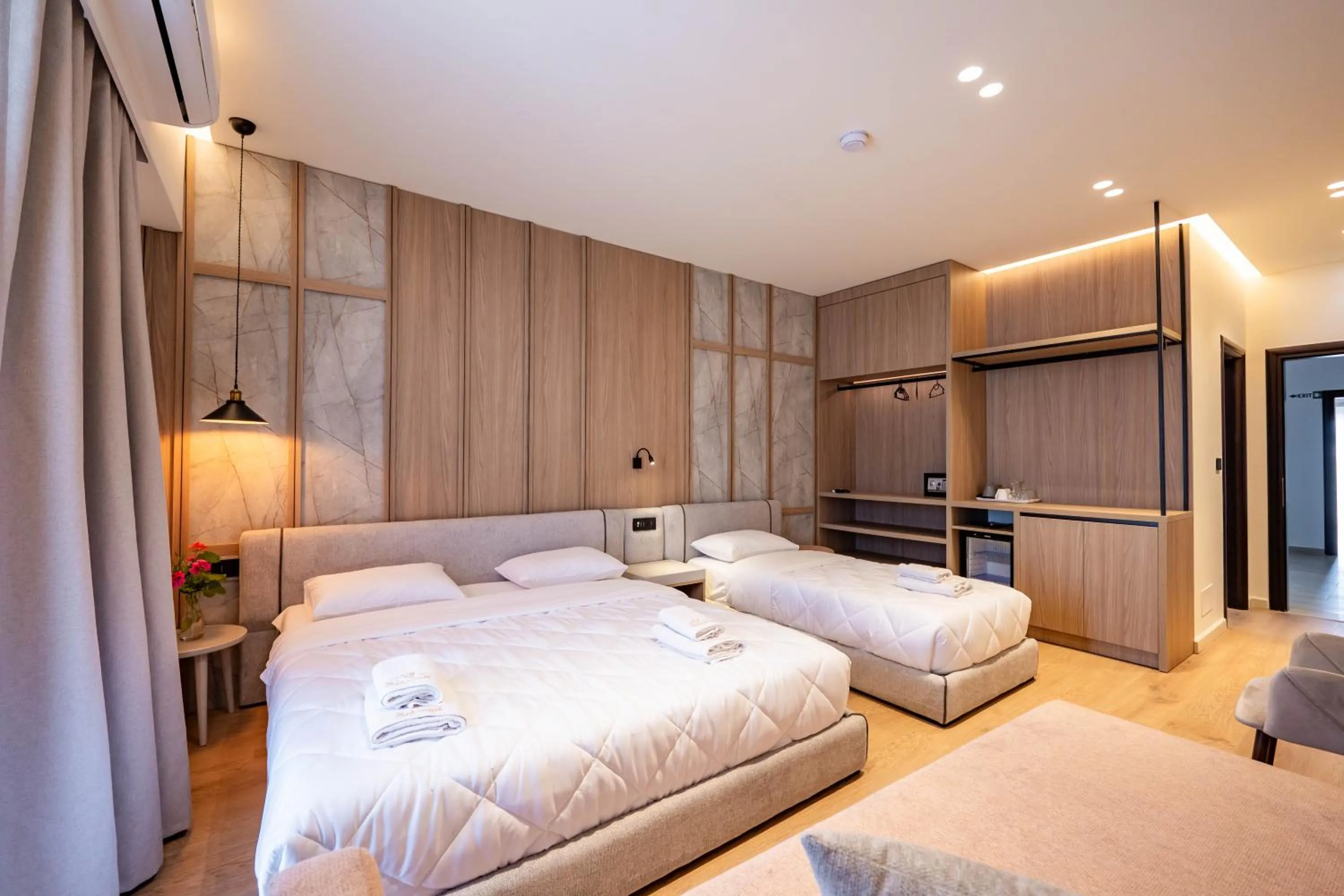 Bed in Heksamil Hotel