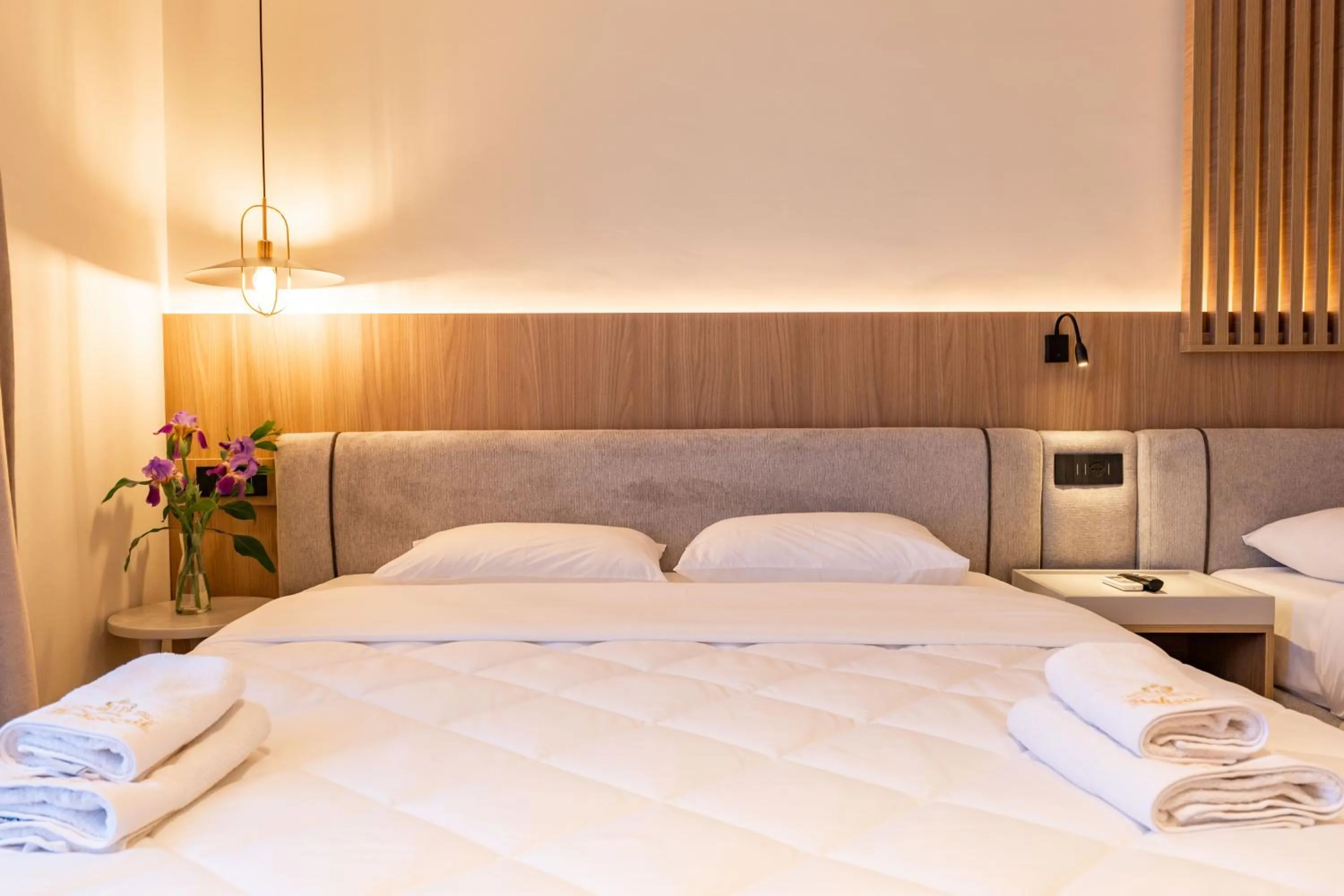 Bed in Heksamil Hotel