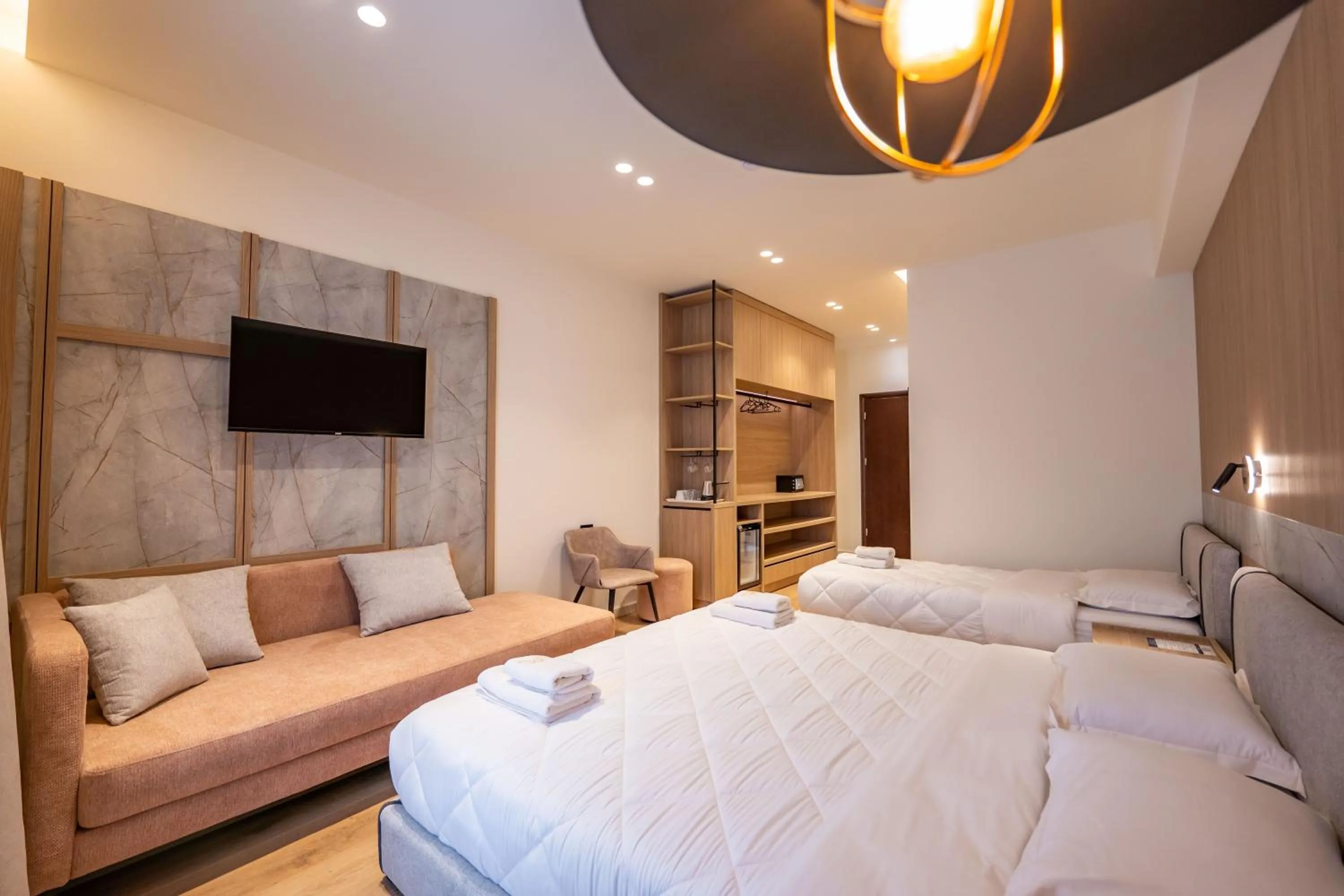 Bed in Heksamil Hotel