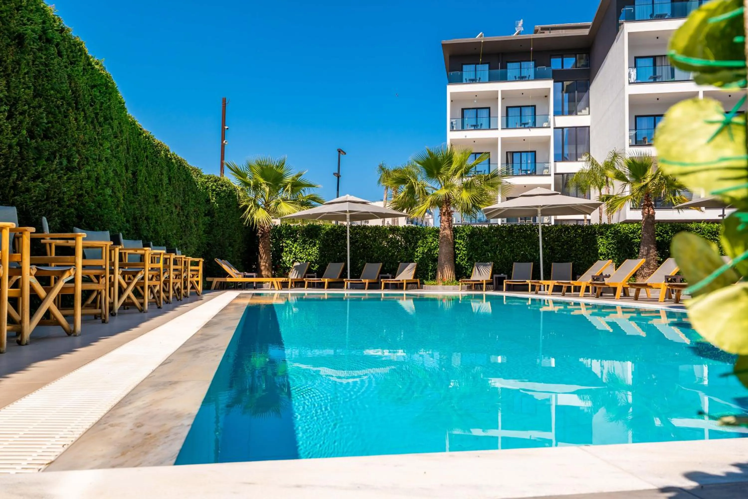 Pool view in Heksamil Hotel
