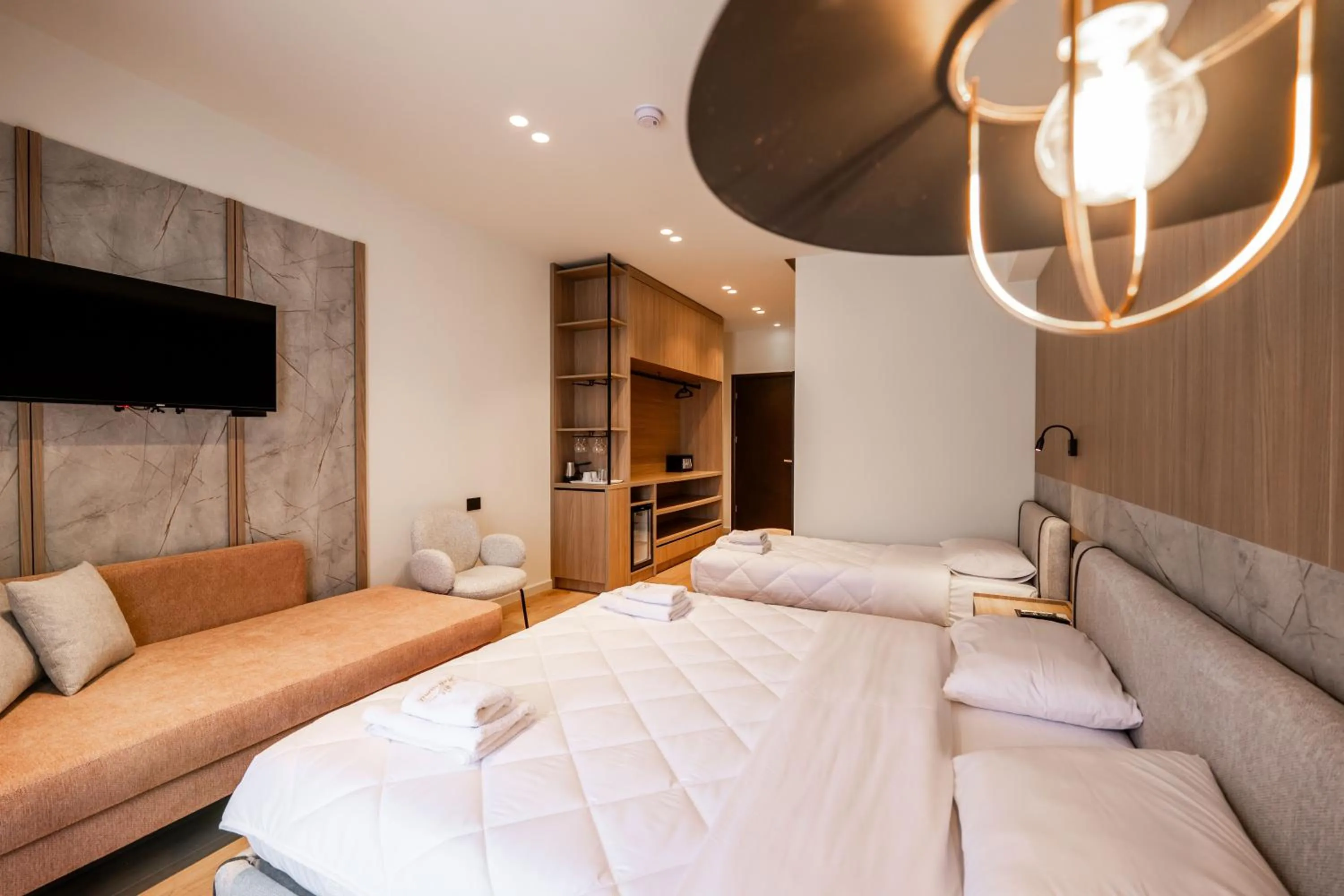 Bed in Heksamil Hotel