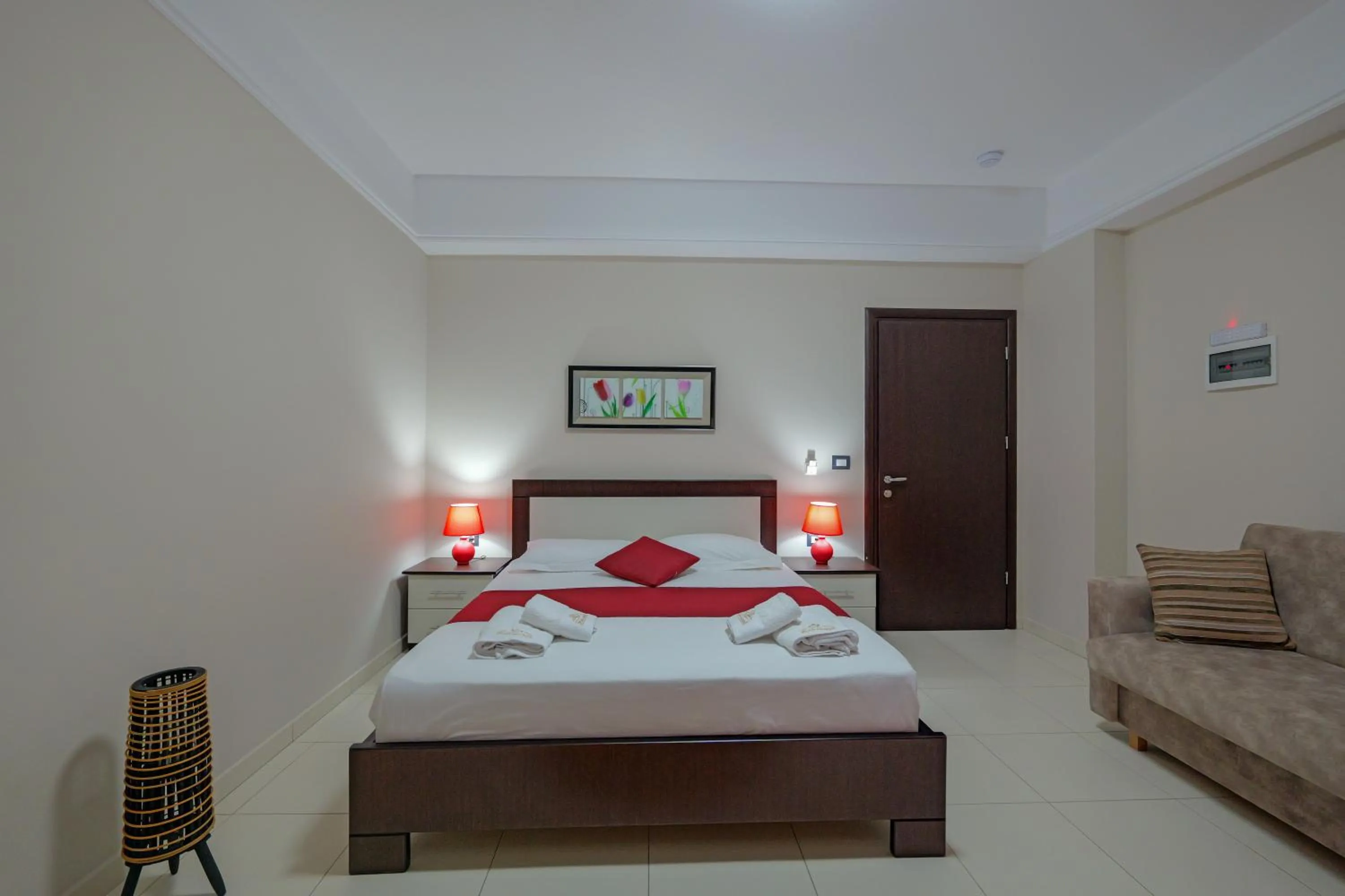 Bed in Heksamil Hotel