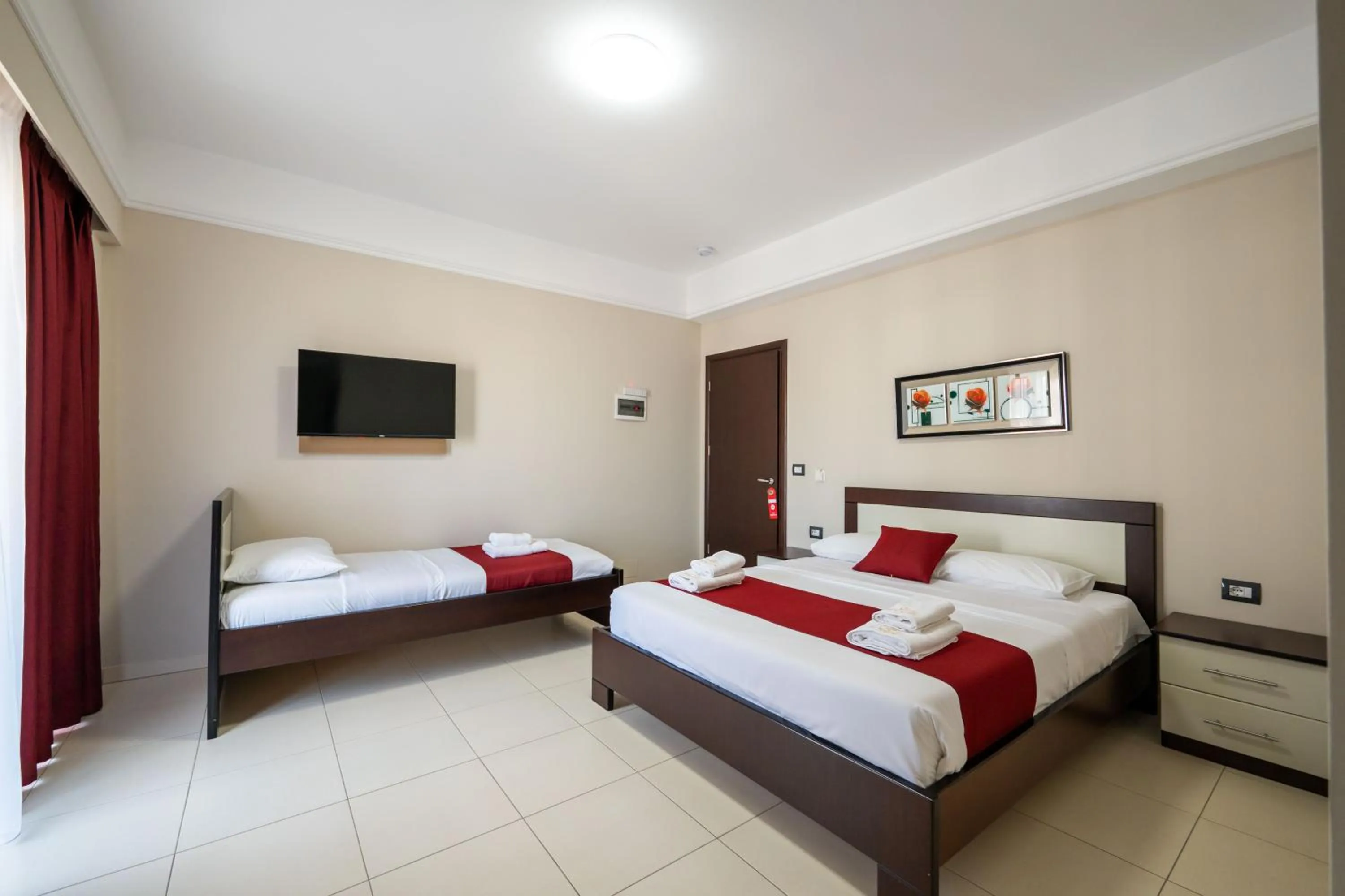 Bed in Heksamil Hotel