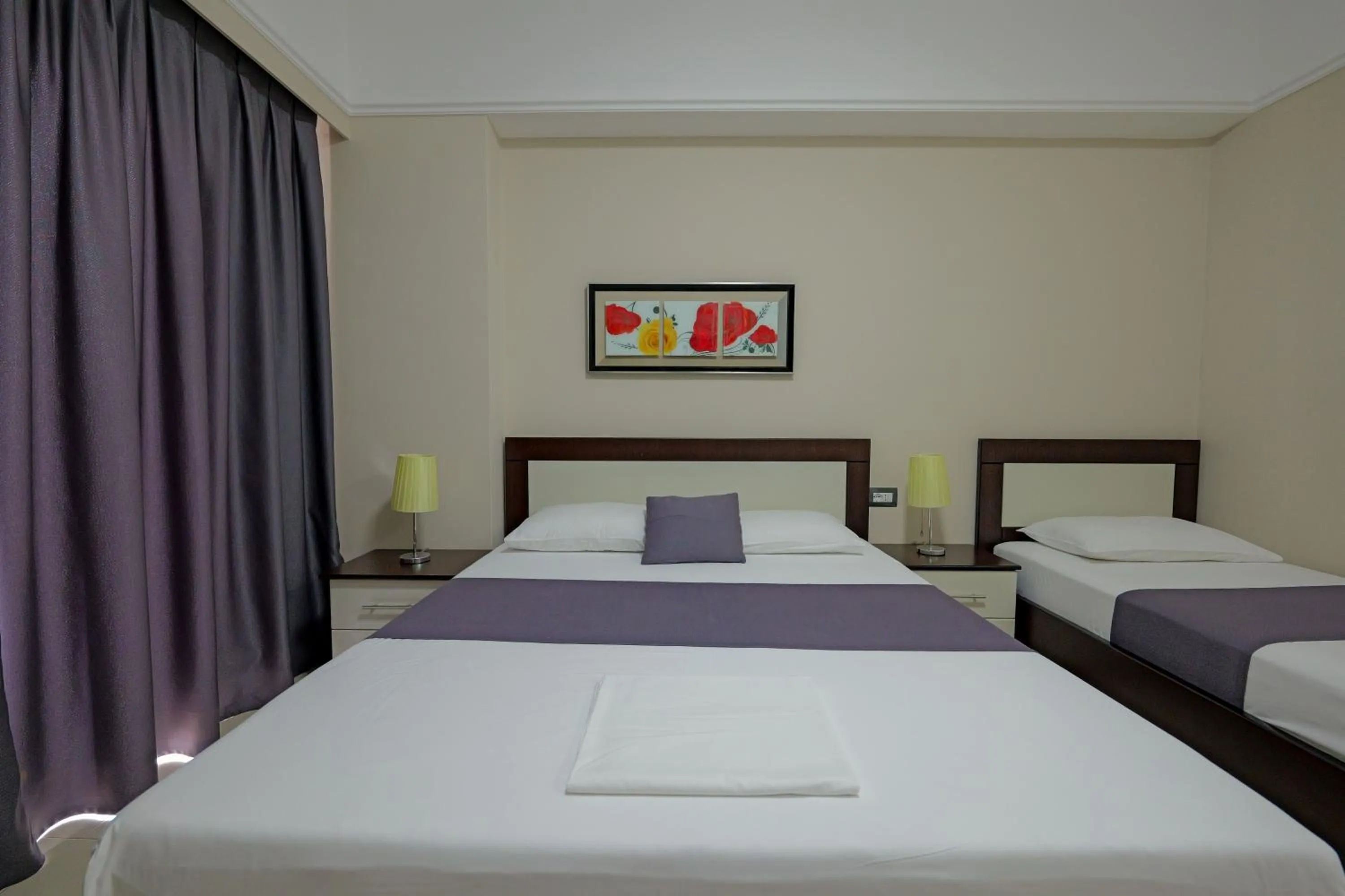 Bed in Heksamil Hotel