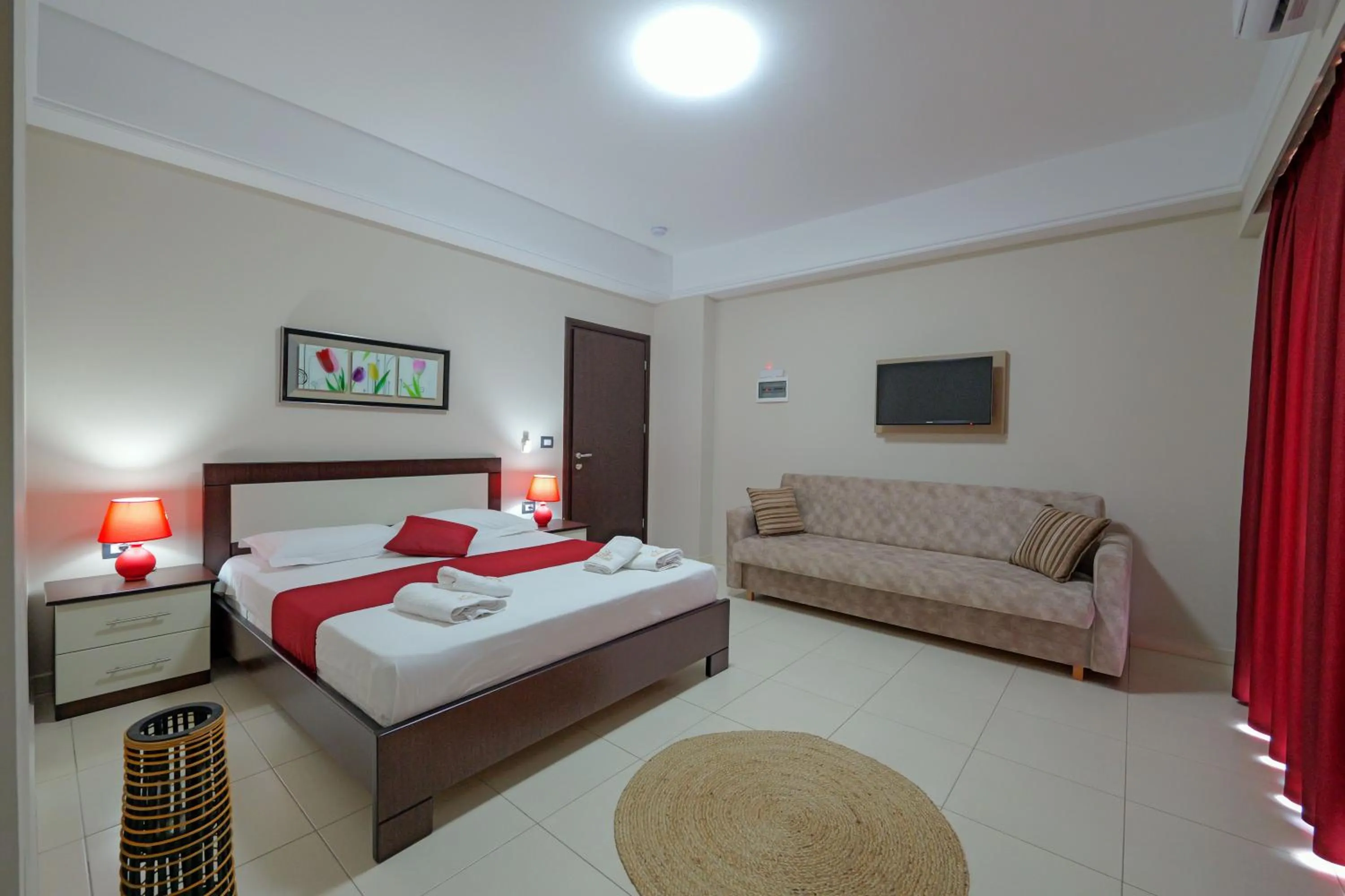 Bed in Heksamil Hotel