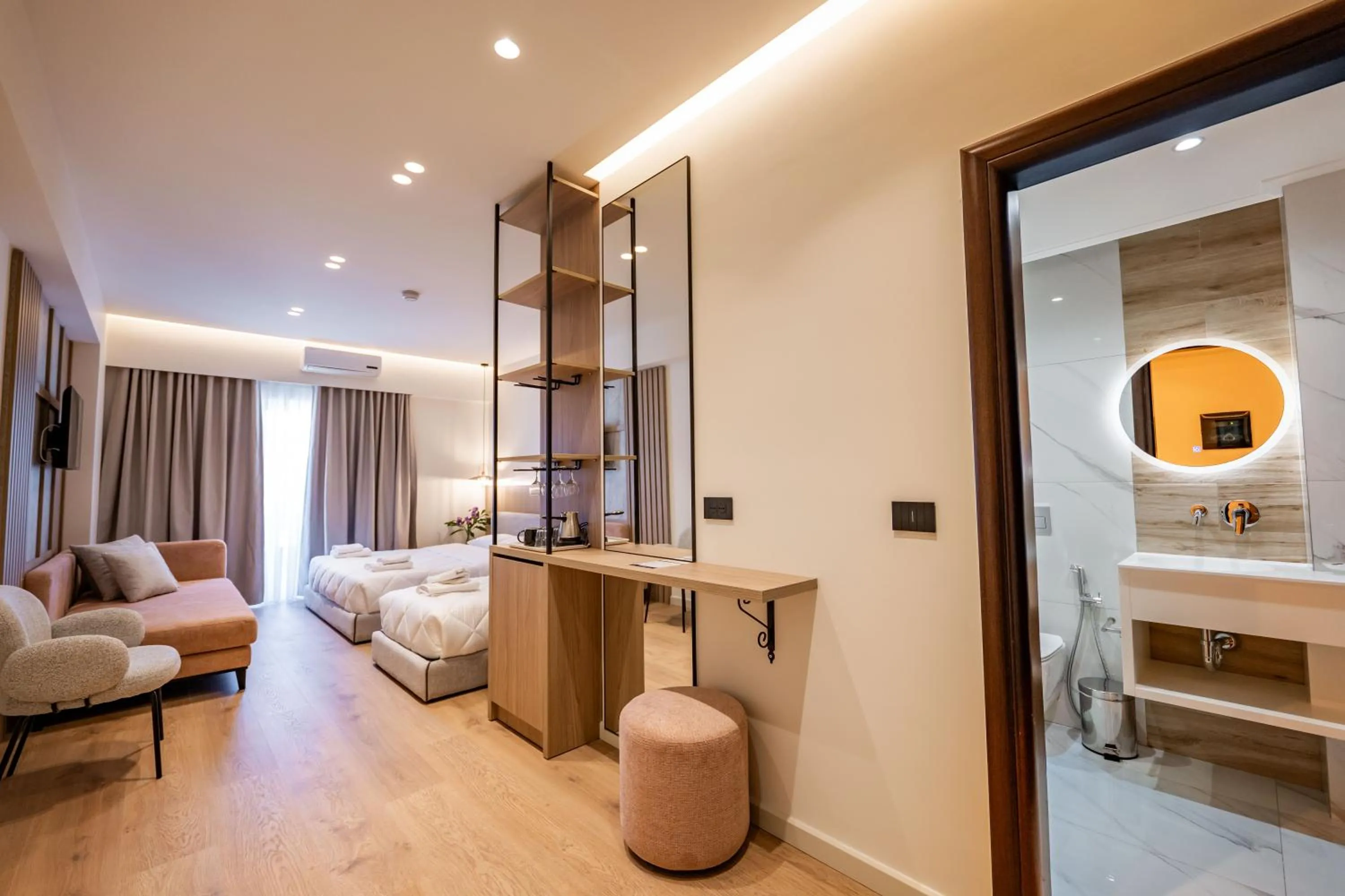 Bed in Heksamil Hotel