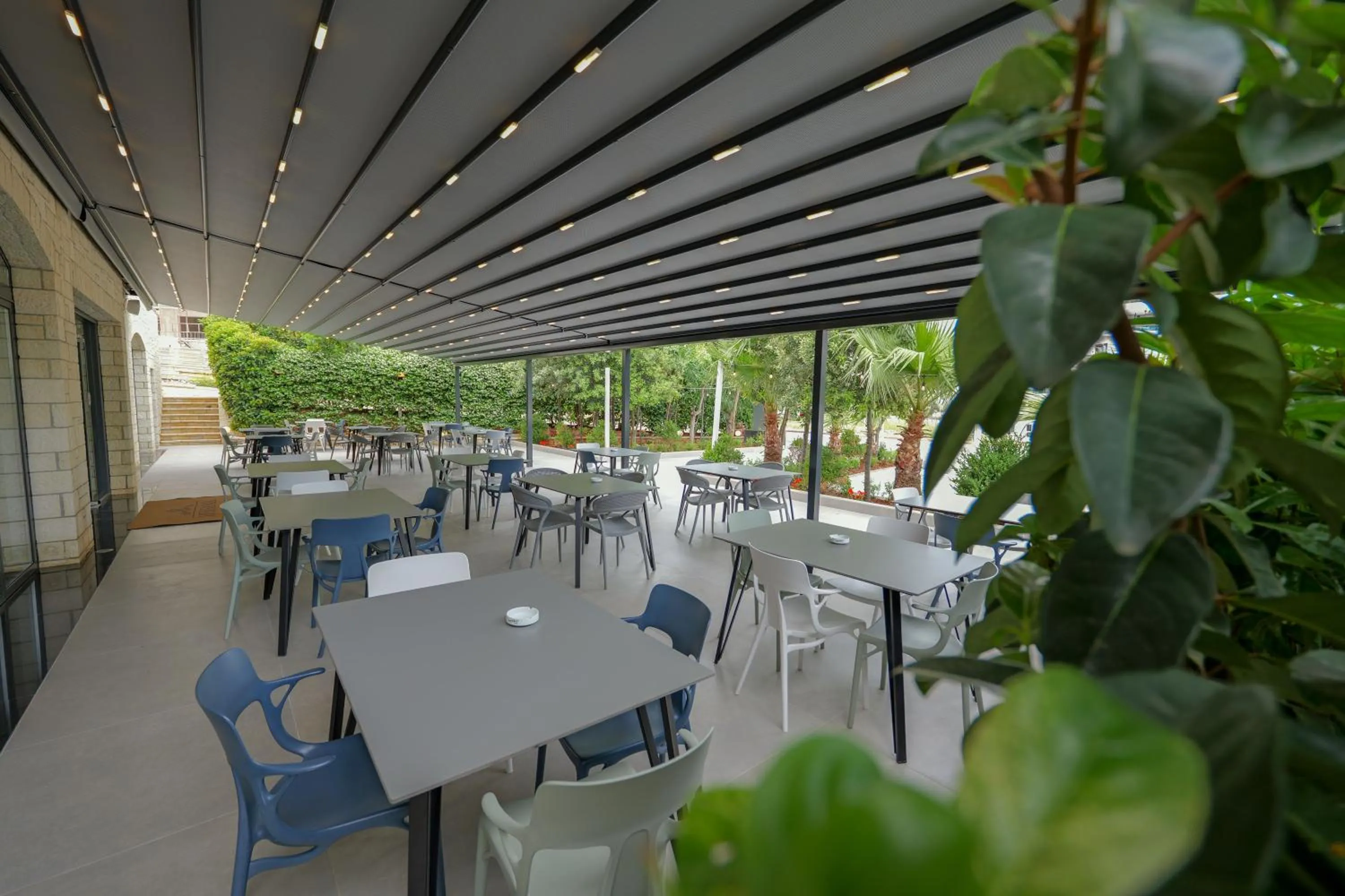 Patio in Heksamil Hotel