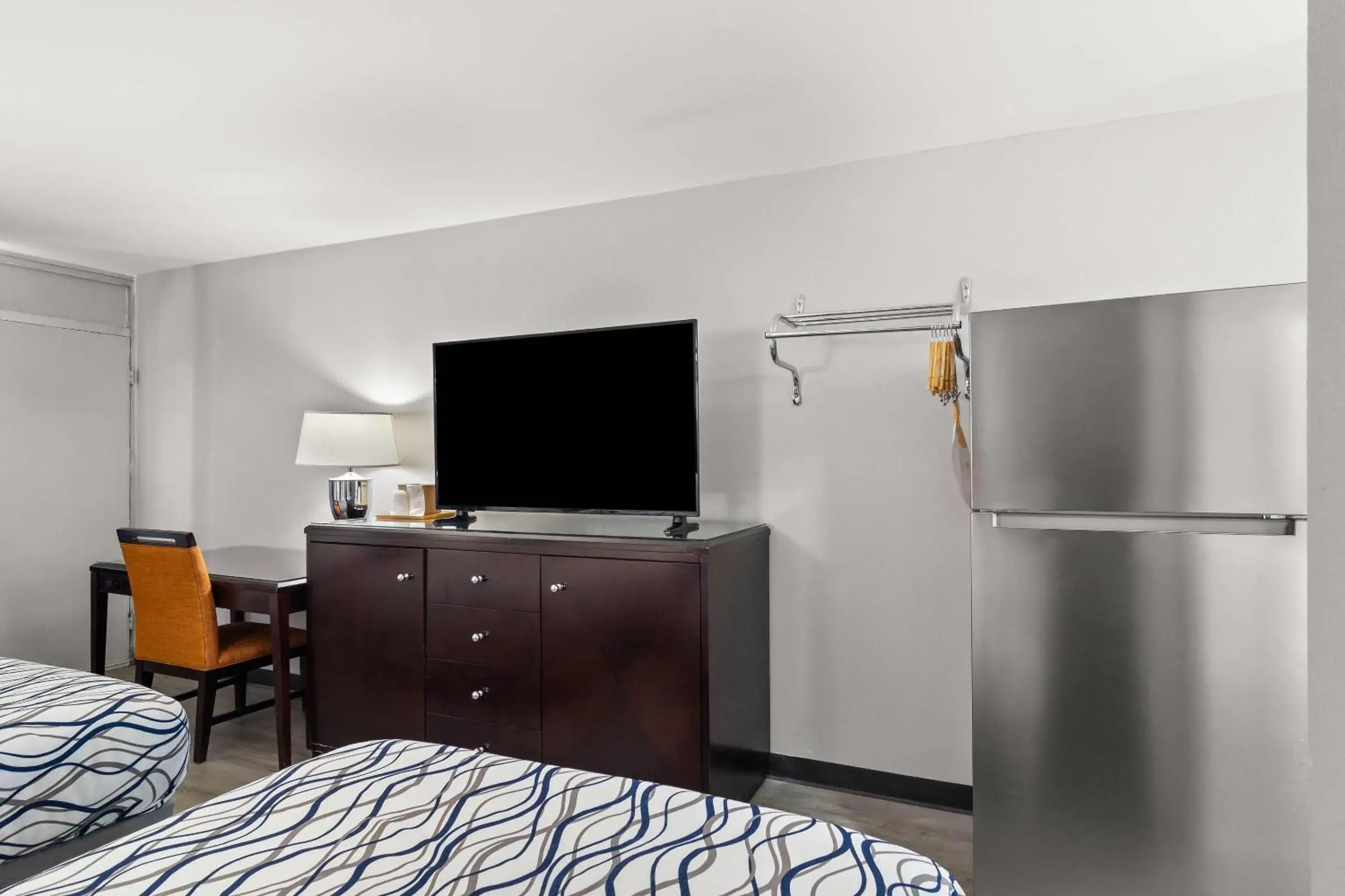 Bedroom, Bed in Suburban Studios Orange Park - Jacksonville near Naval Air Station Bedroom, Bed in Suburban Studios Orange Park - Jacksonville near Naval Air Station